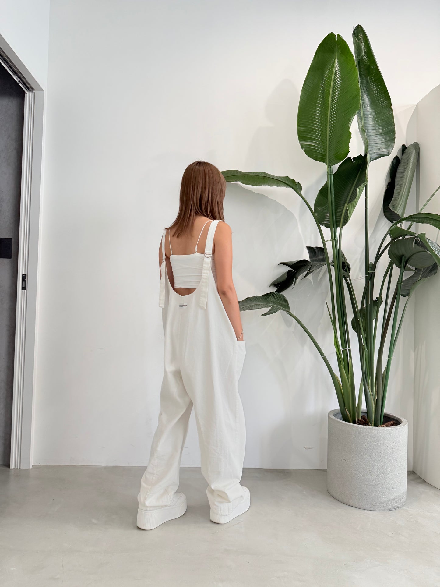 SOFT DENIM JUMPER "WHITE"