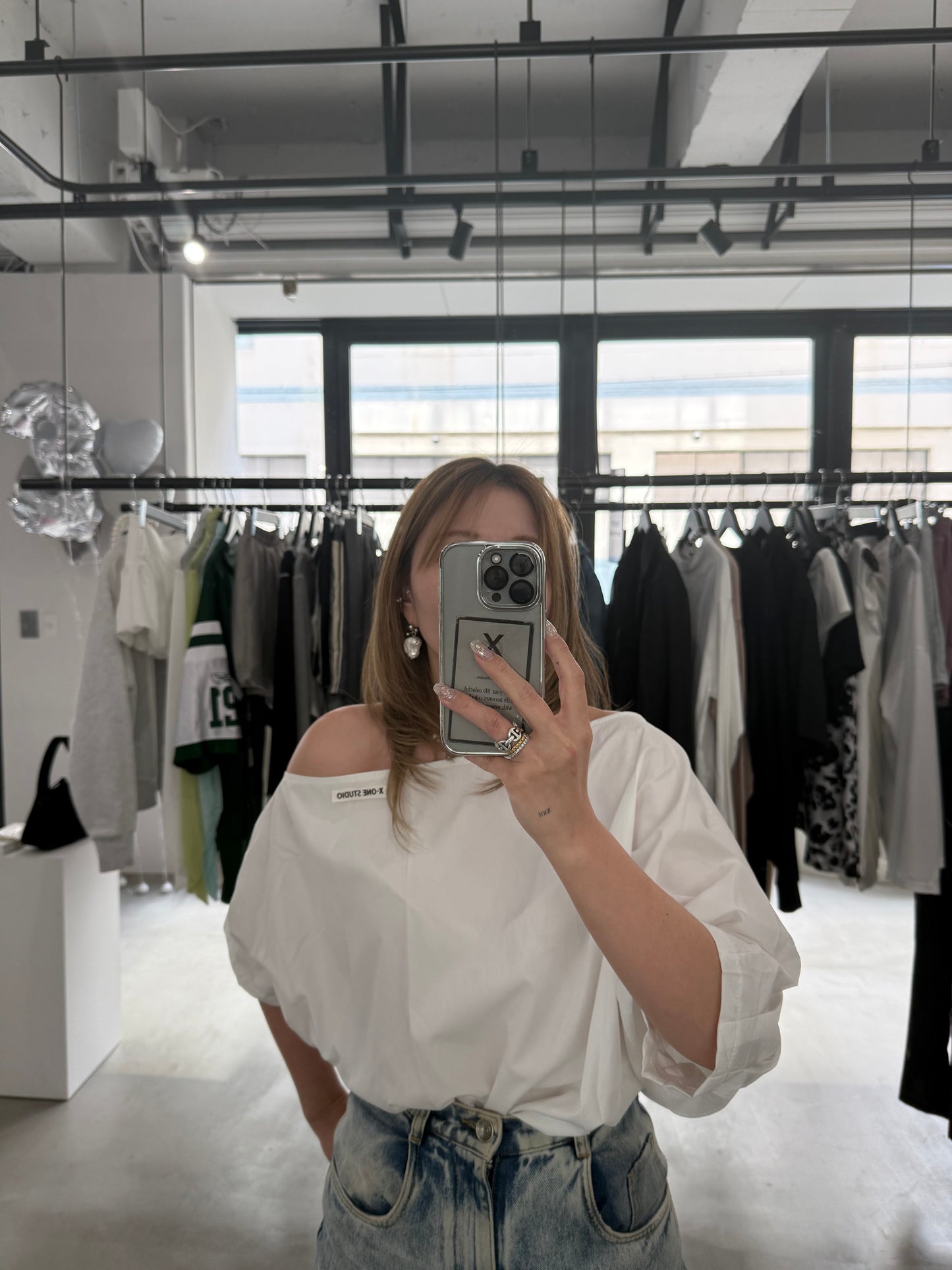 DROP SHOULDER BLOUSE