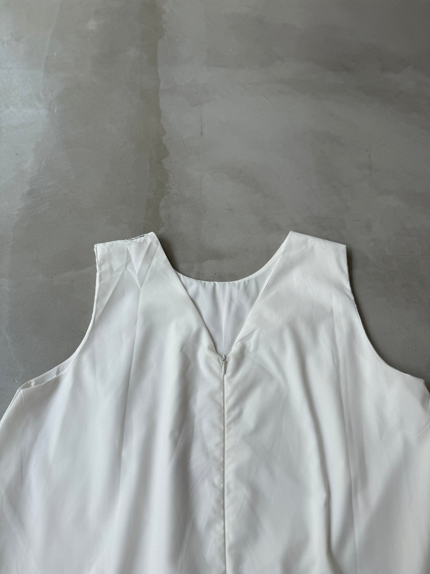 BALLON MINI DRESS "WHITE"