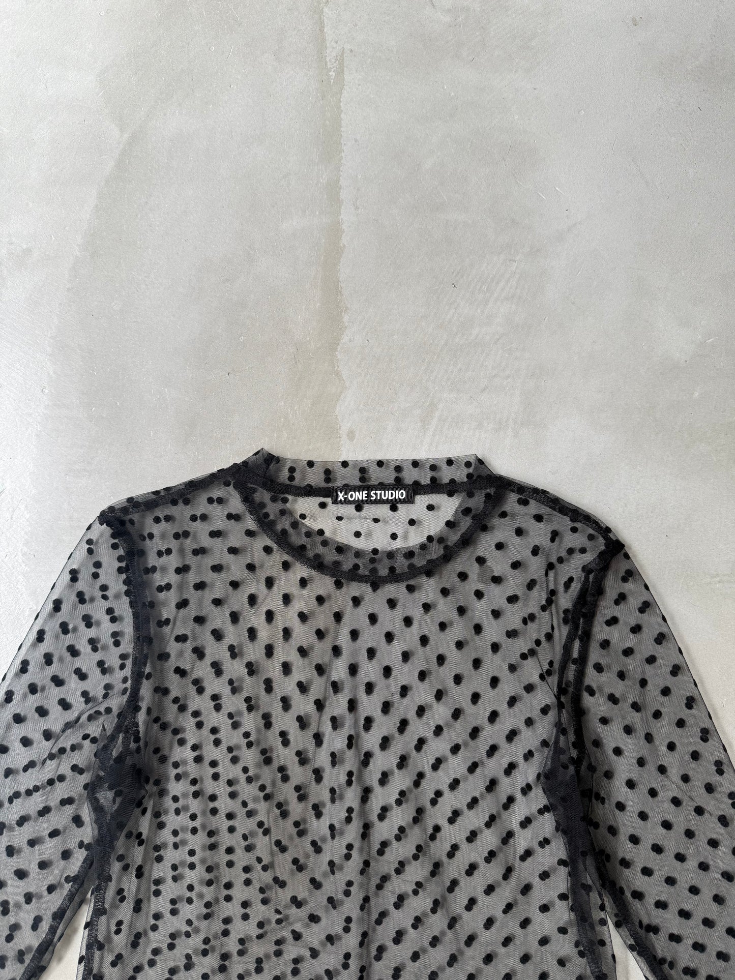SKIN SHEER DOT "BLACK"