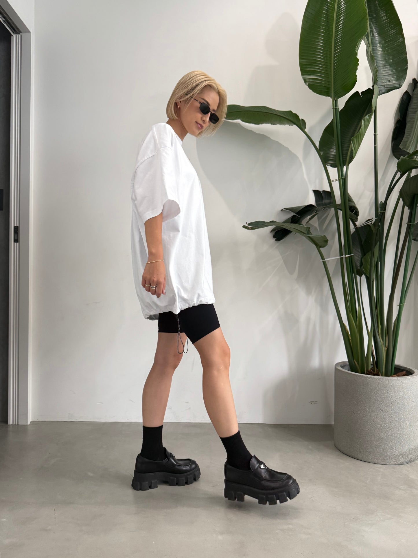 SMOOTH BIKER SHORTS "BLACK"