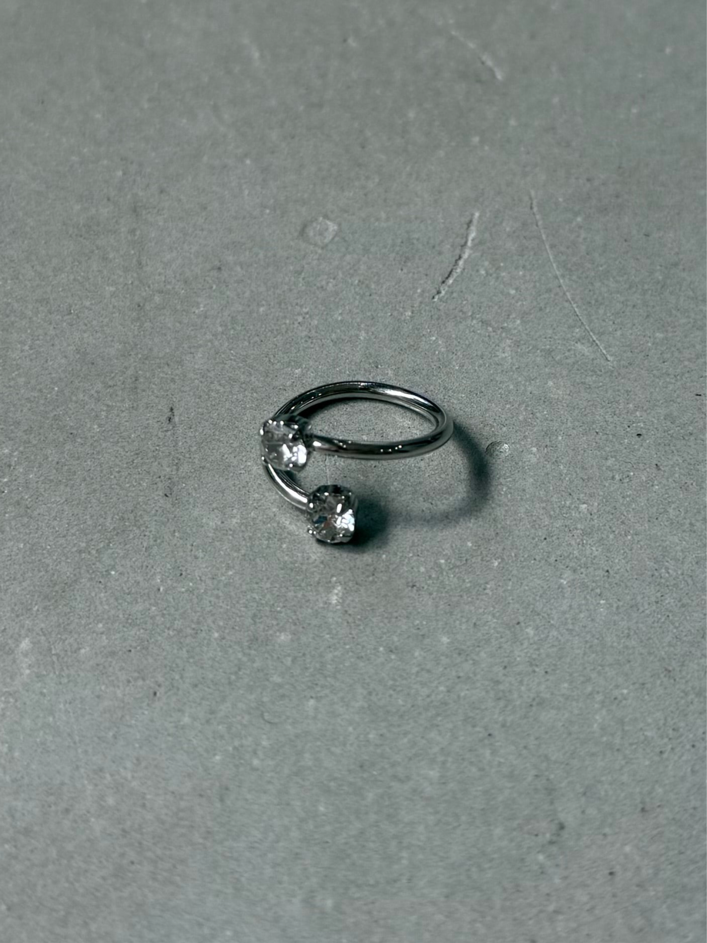 JUNO GOLD MID-RING "SILVER"