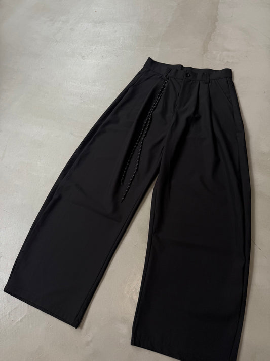 NYLON BARREL PANTS