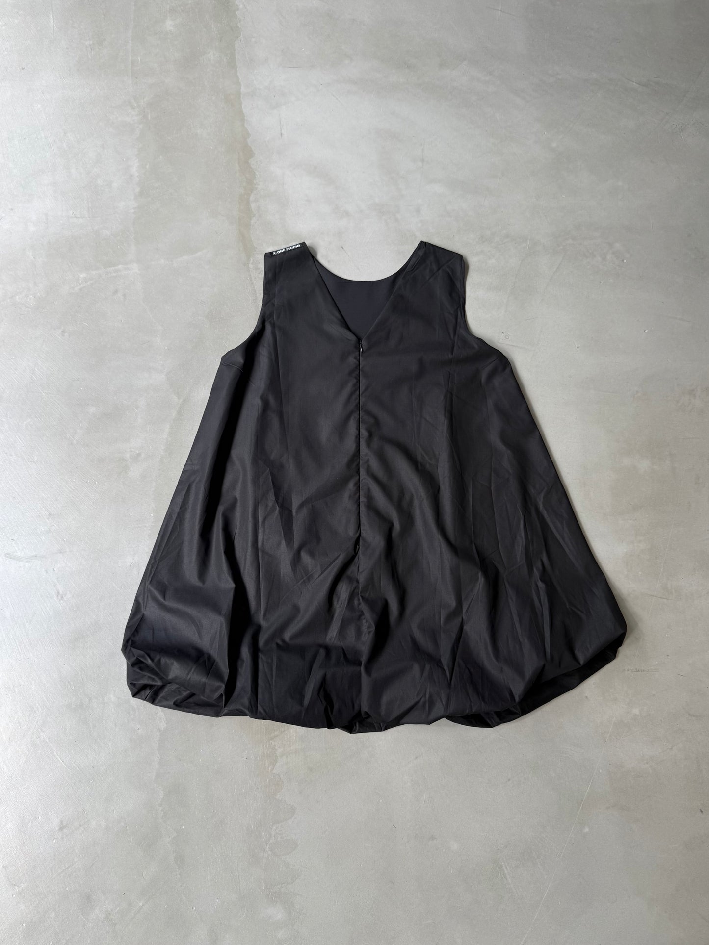 BALLON MINI DRESS "BLACK"