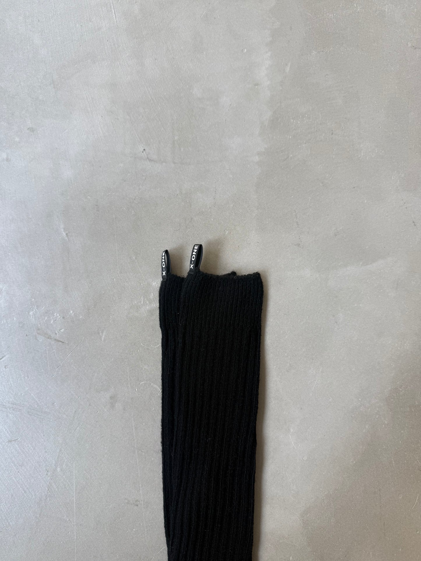 MOHAIR WOOL SOCKS "BLACK"