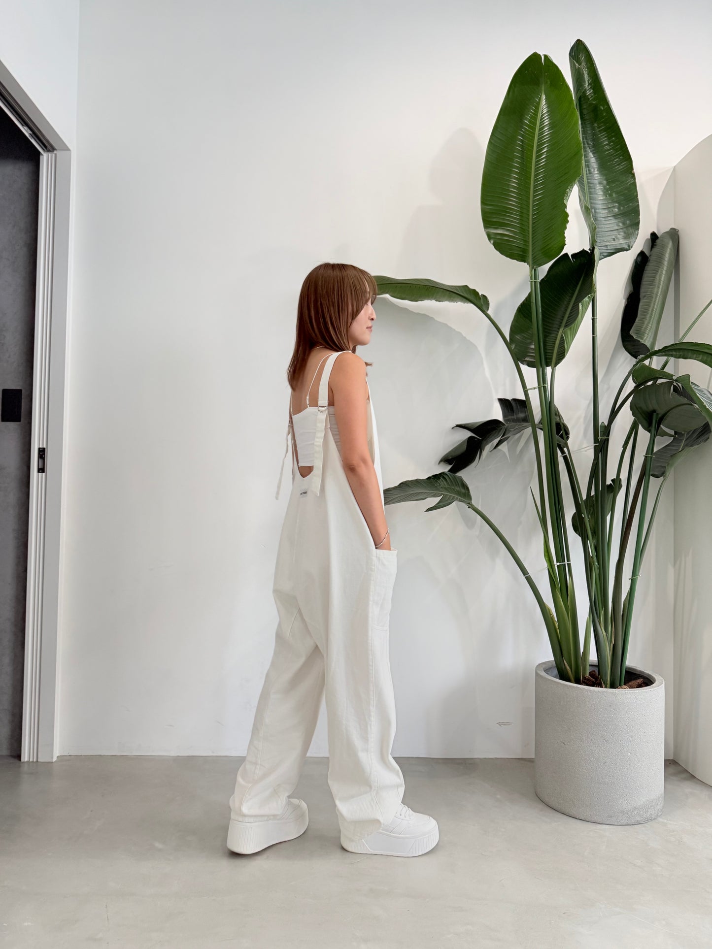 SOFT DENIM JUMPER "WHITE"