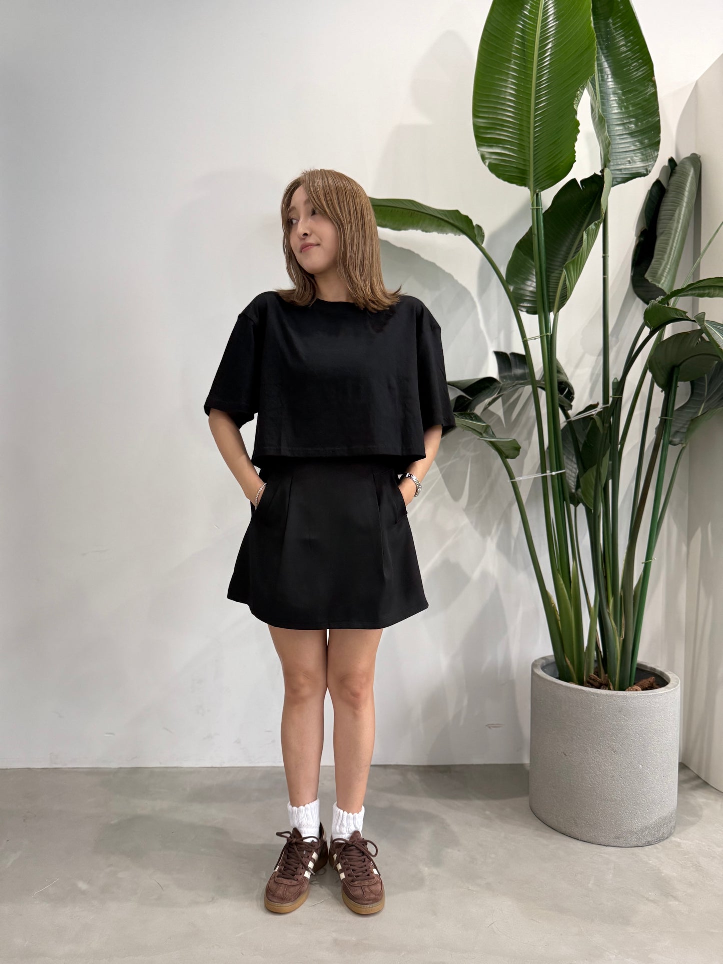 X-ONE MINI TEE "BLACK"
