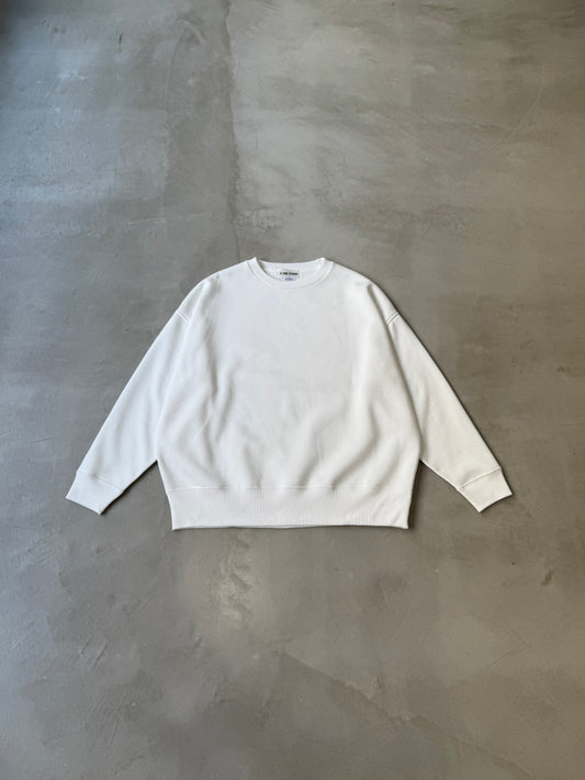 X-ONE BACK LOGO SWEAT "WHITE"