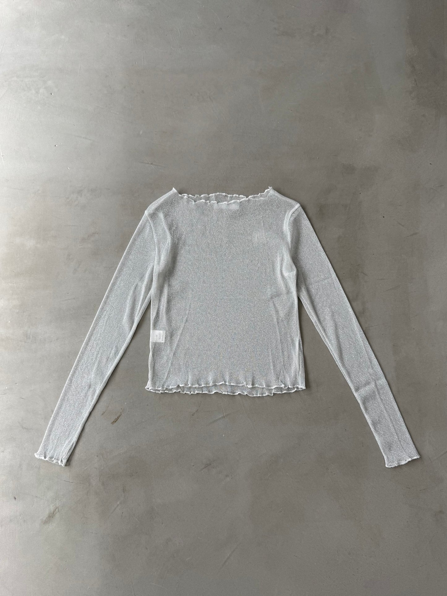 GLITTER SHEER "WHITE"
