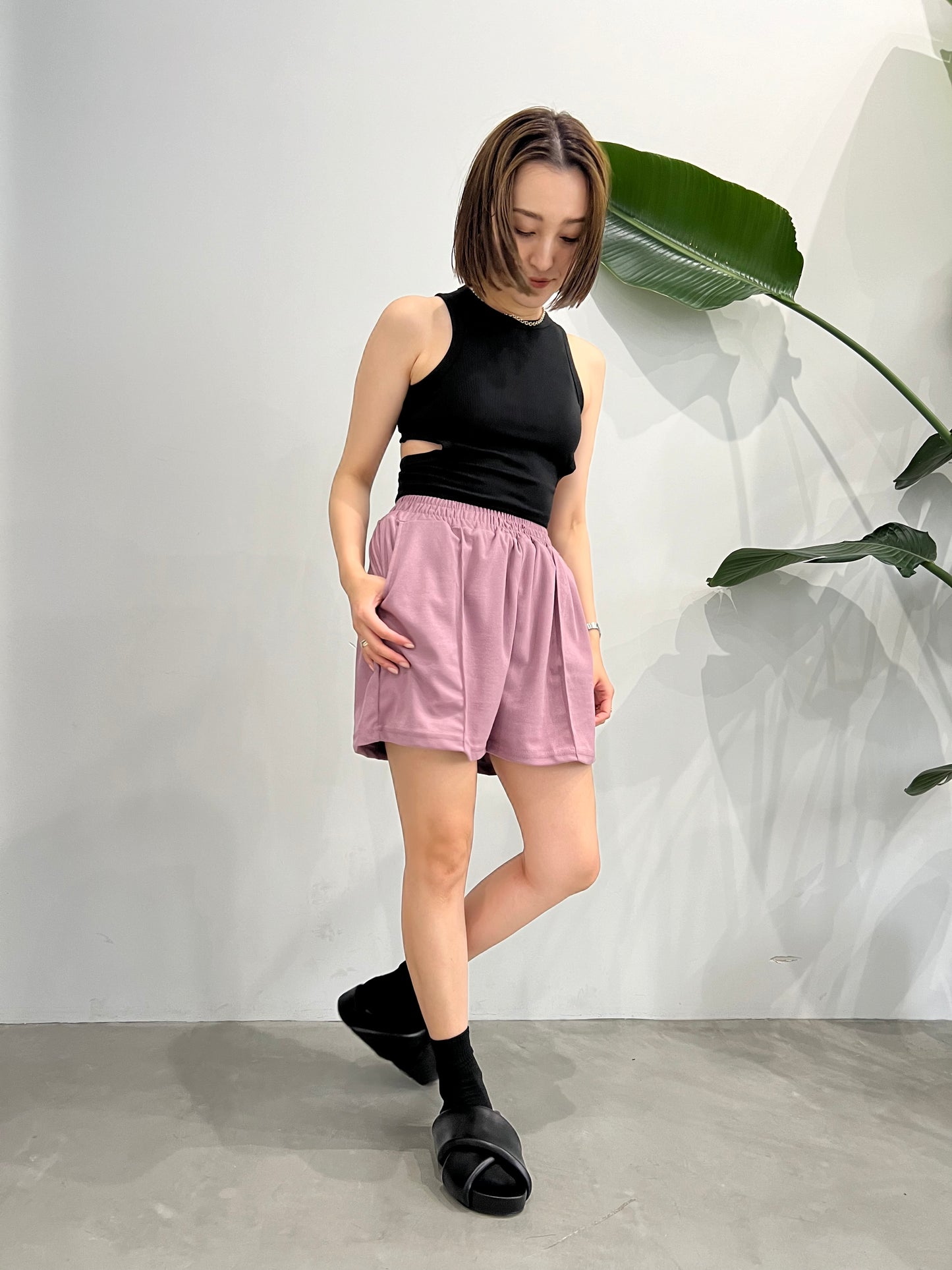 JERSEY SHORT PANTS "PINK"