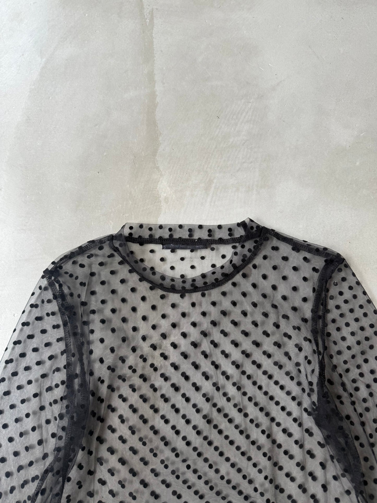 SKIN SHEER DOT "BLACK"