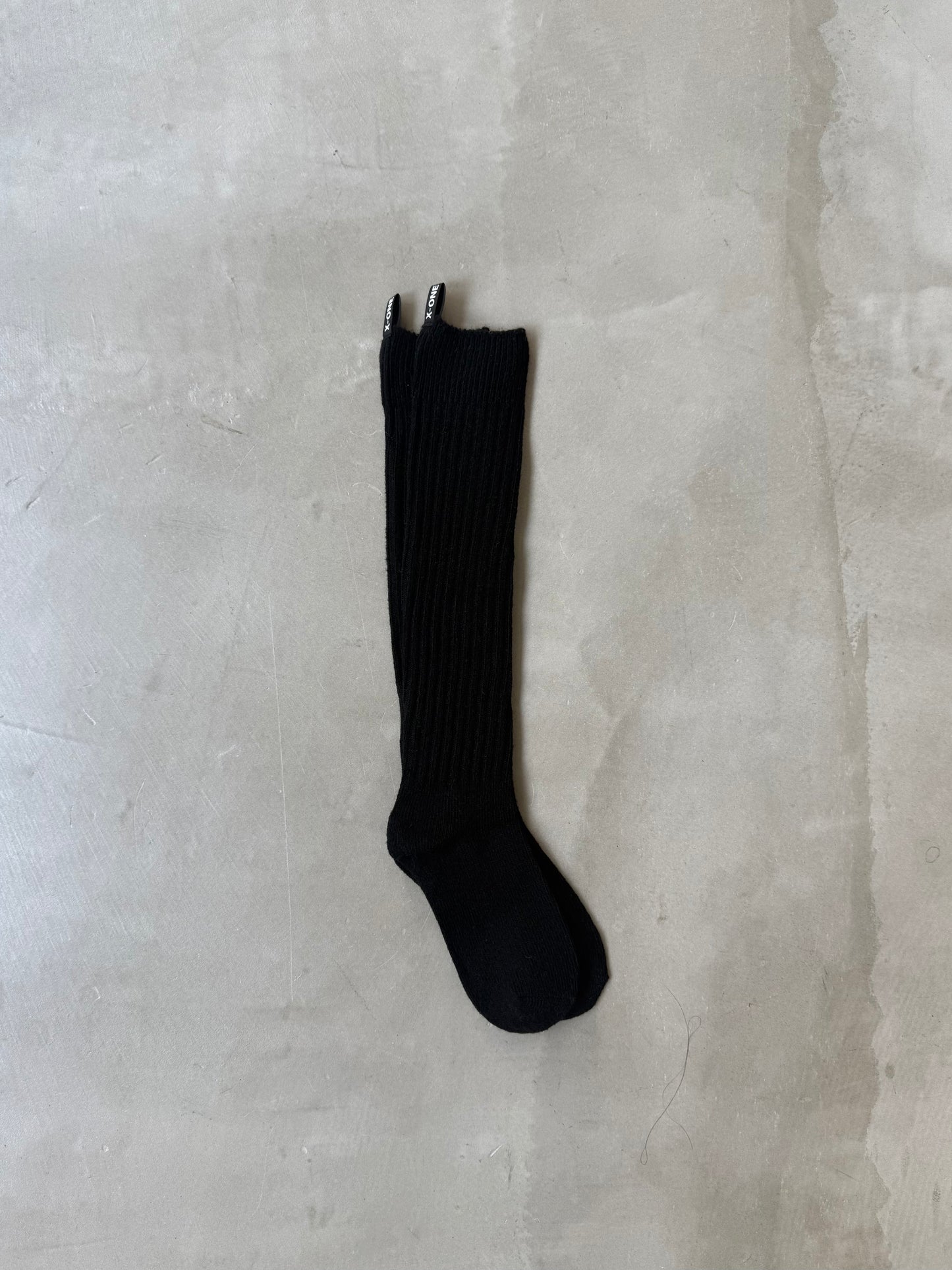 MOHAIR WOOL SOCKS "BLACK"
