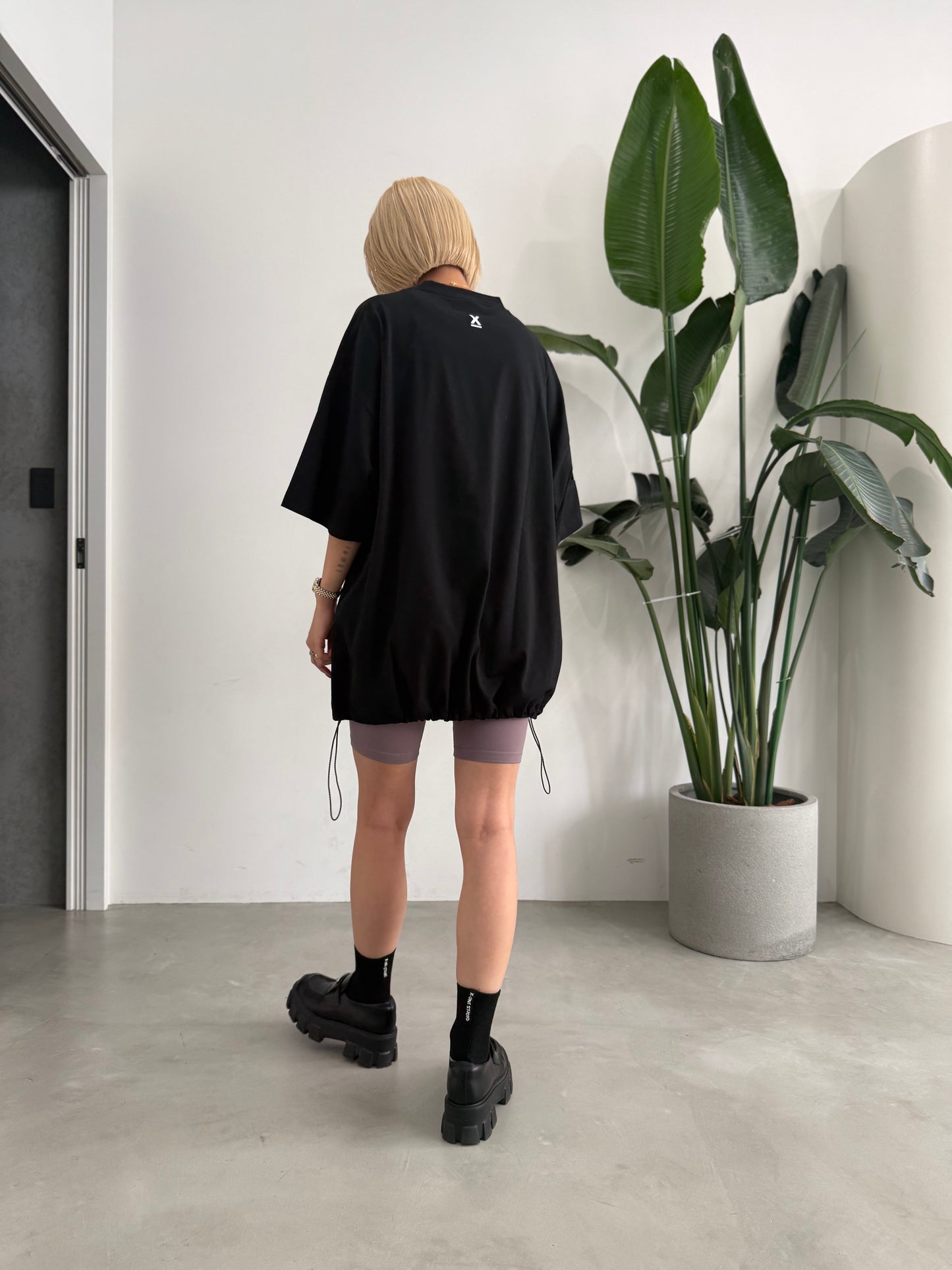 SMOOTH BIKER SHORTS "DASTY PINK"