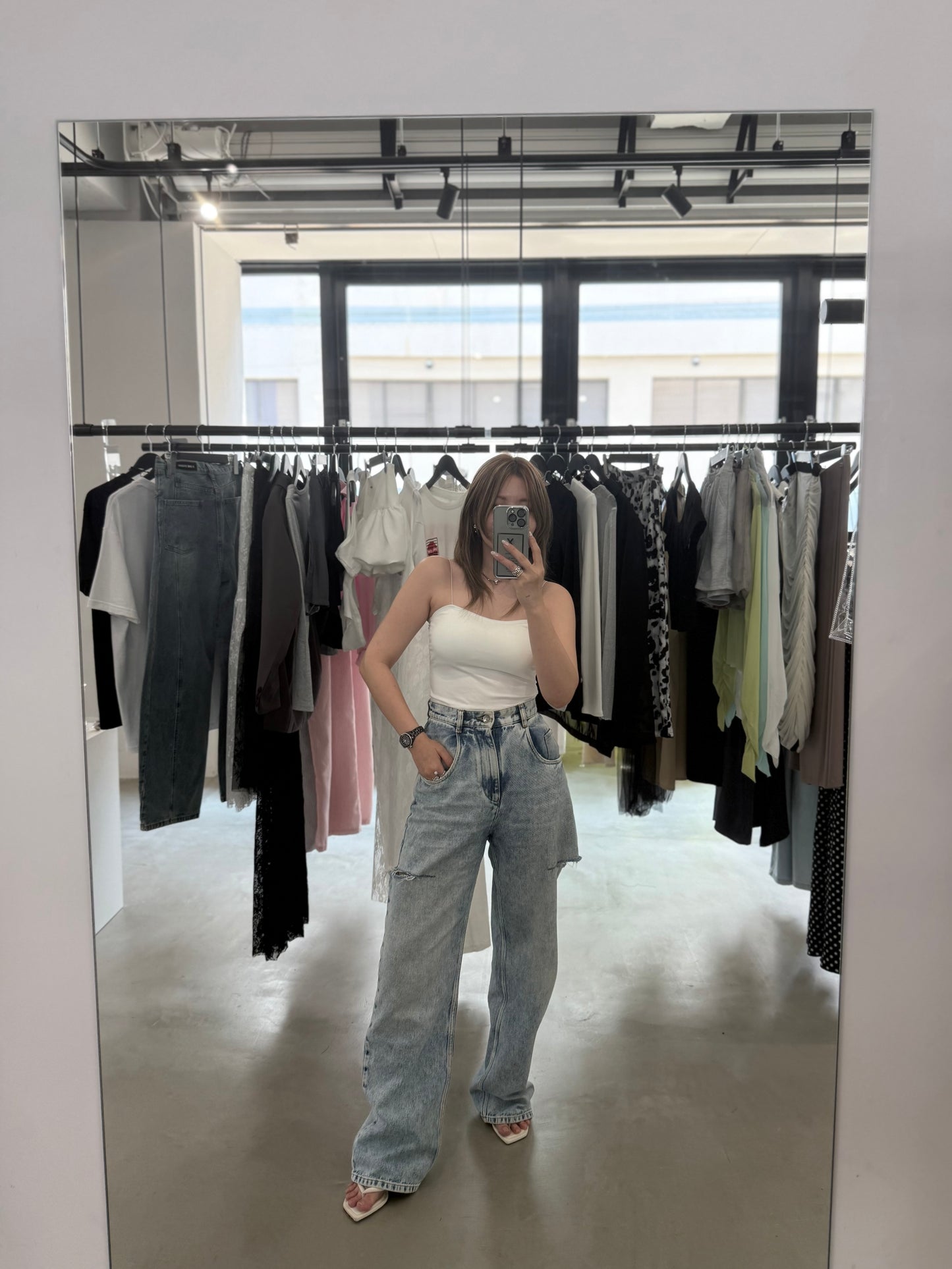 CAMI WITH CUP "WHITE"