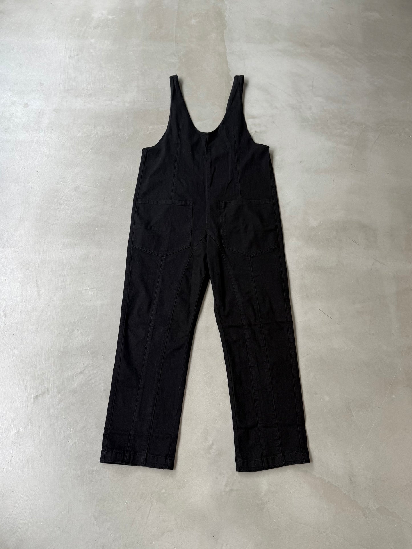 SOFT DENIM JUMPER "BLACK"