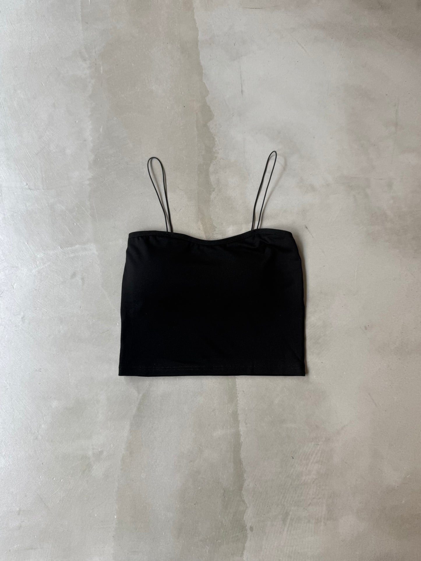 CAMI WITH CUP "BLACK"