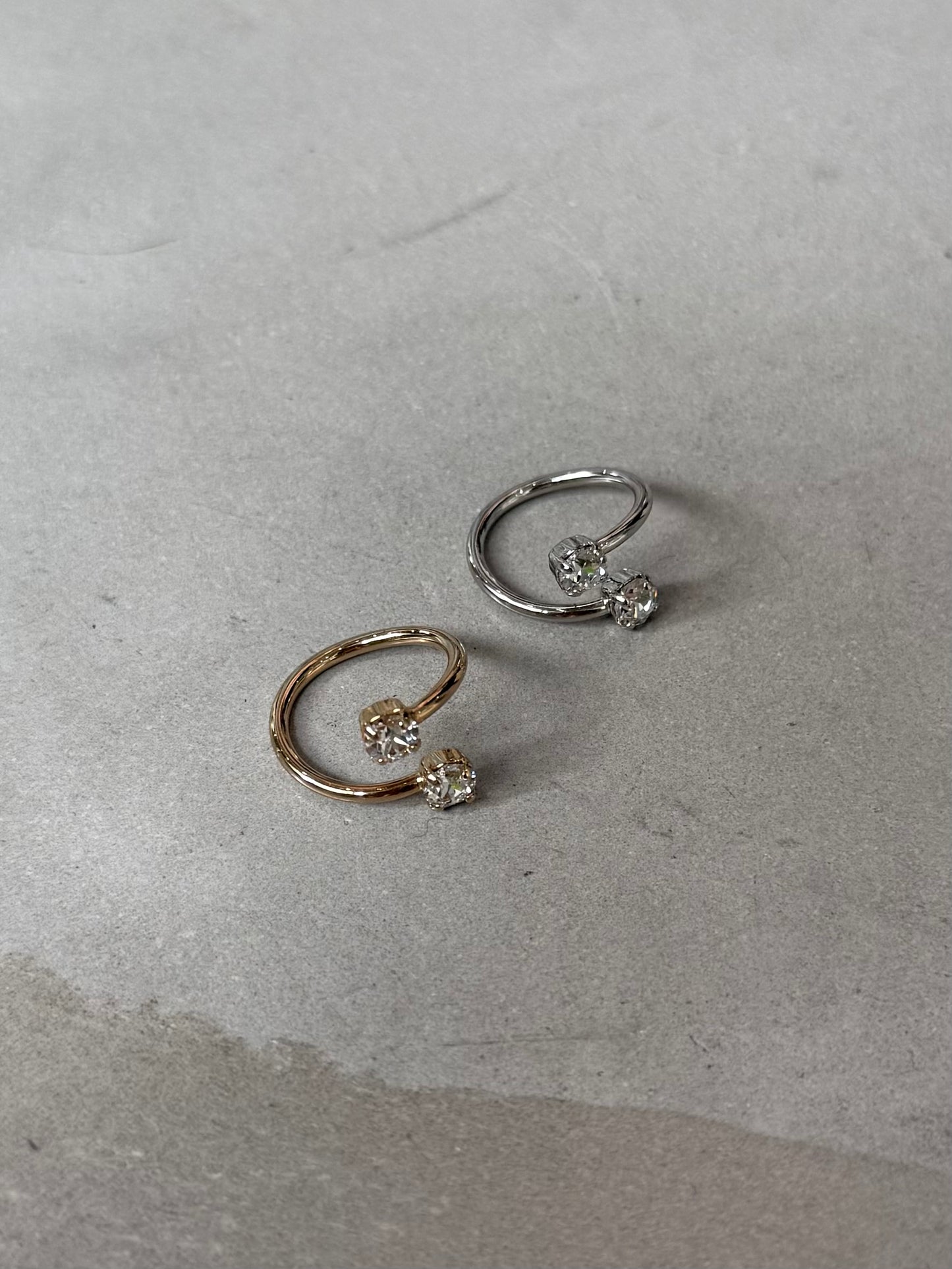 JUNO GOLD MID-RING "SILVER"