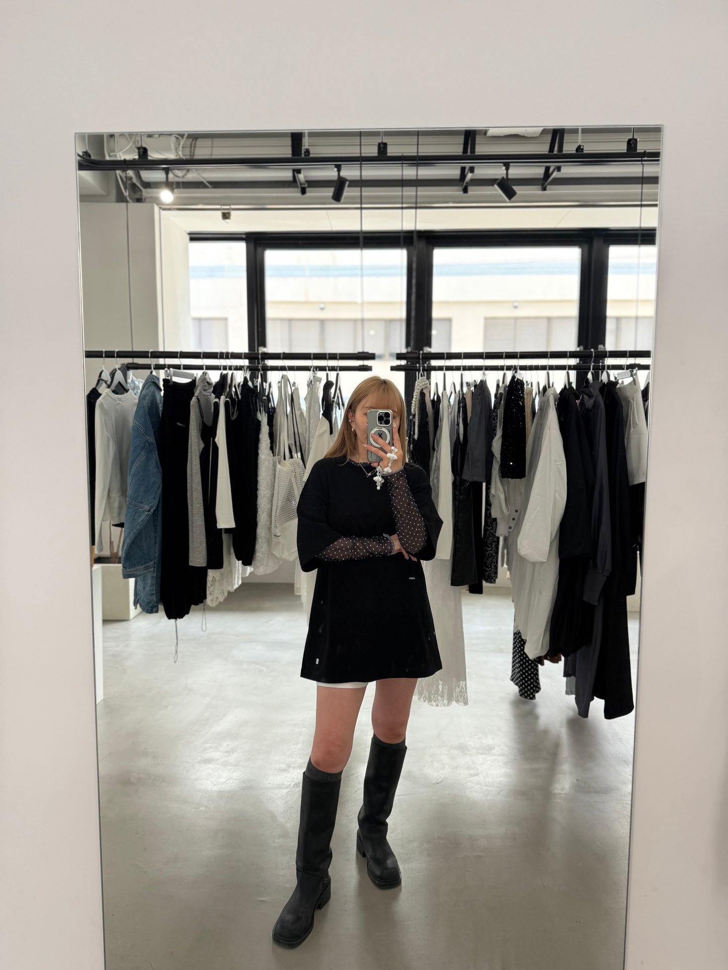 X-ONE COORDINATE TEE "BLACK"