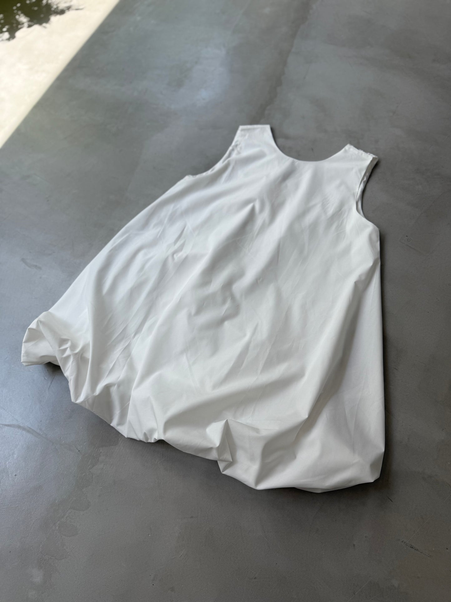 BALLON MINI DRESS "WHITE"