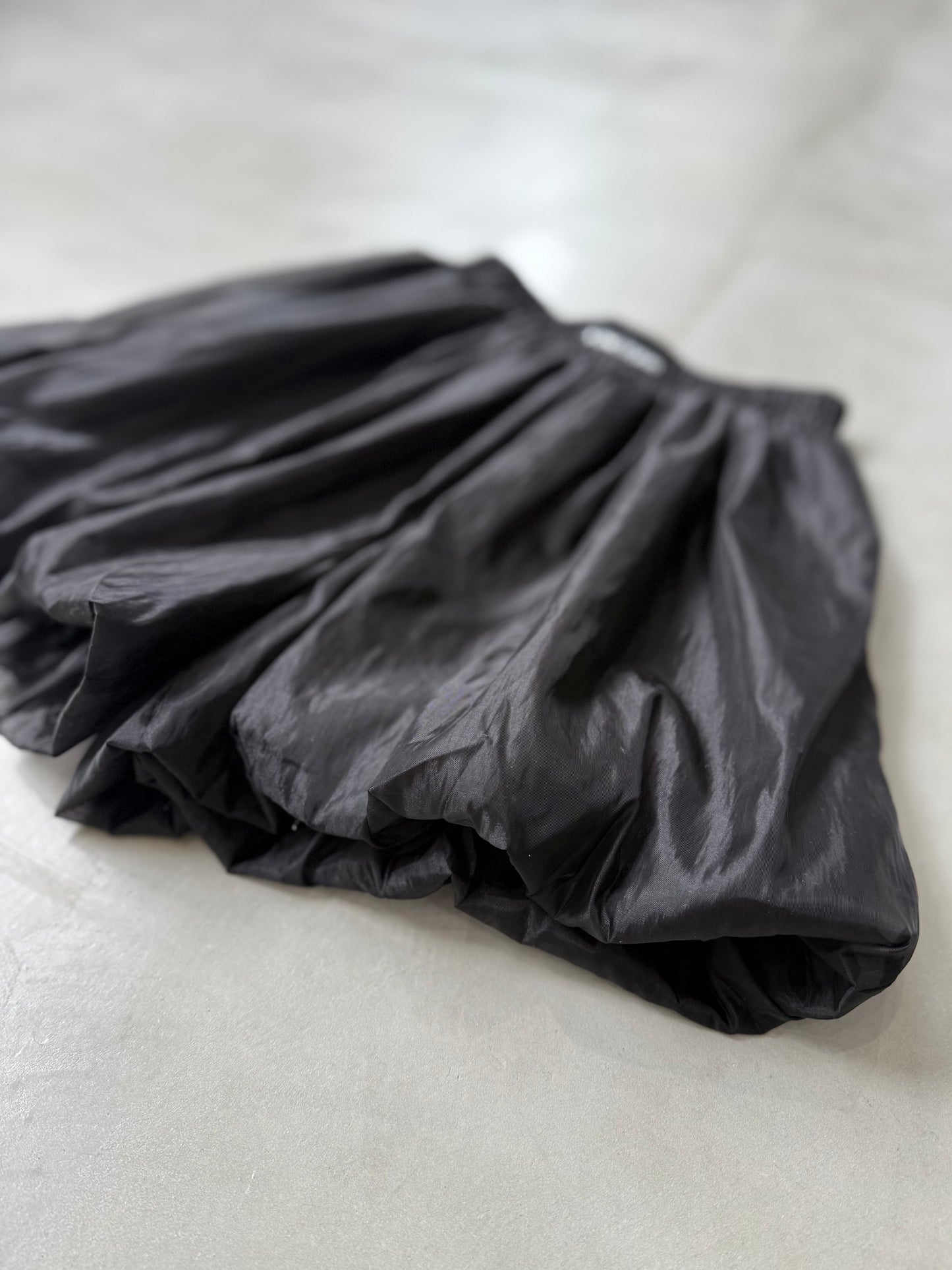 SHEER BALLOON PANT "BLACK"