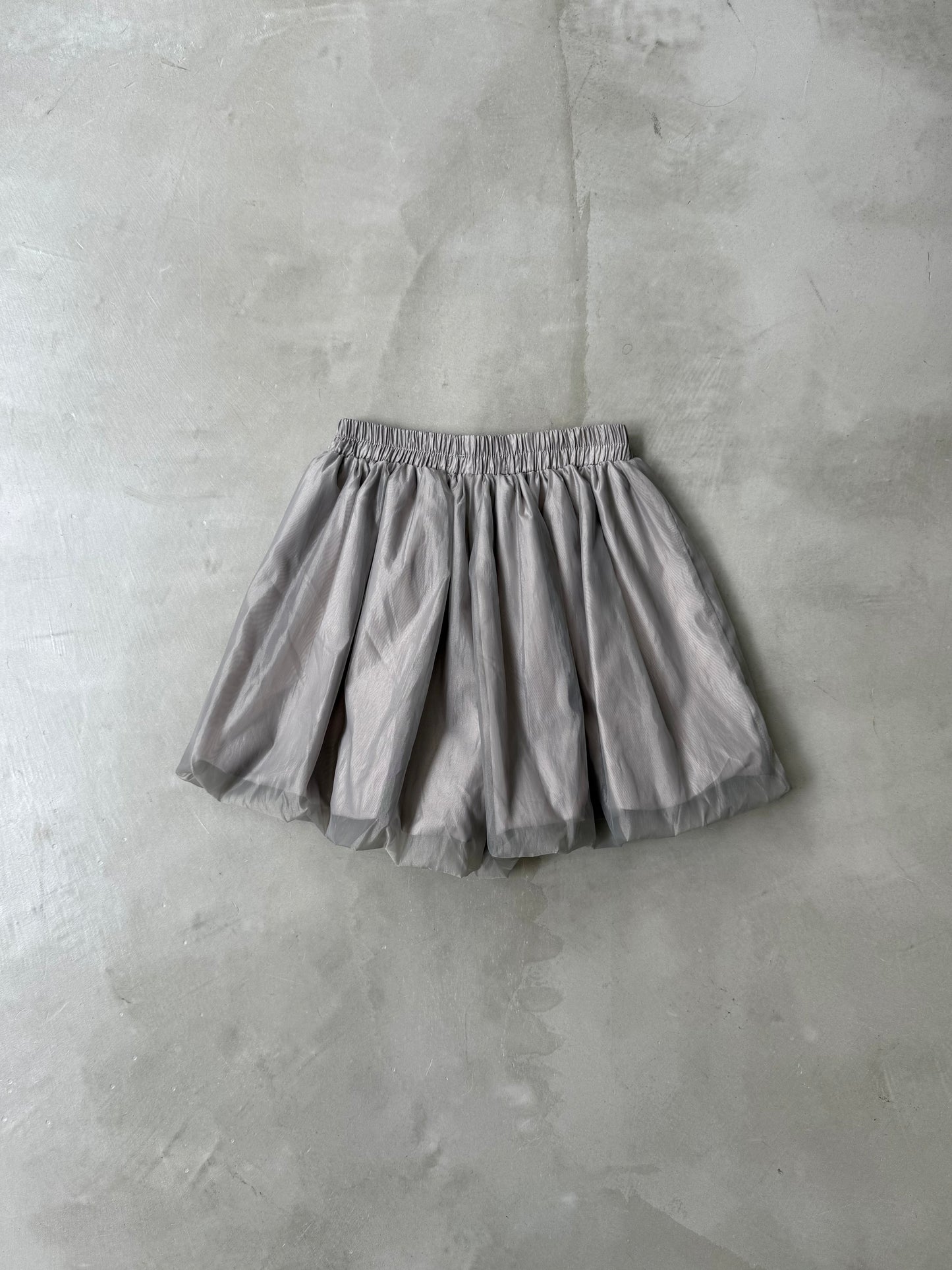 SHEER BALLOON PANT "GRAY"