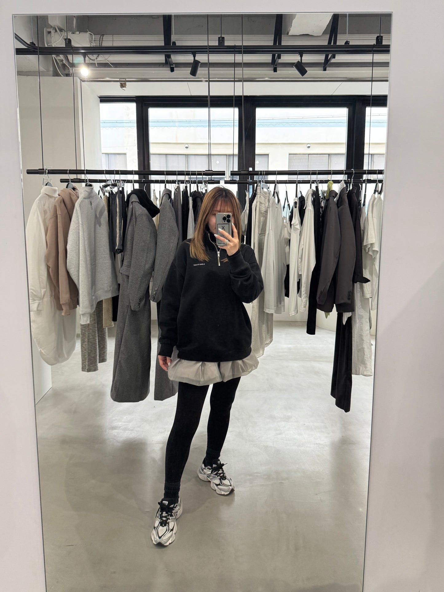 SHEER BALLOON PANT "GRAY"