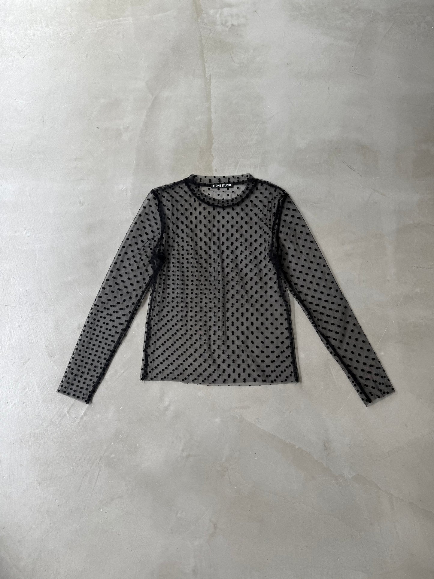 SKIN SHEER DOT "BLACK"