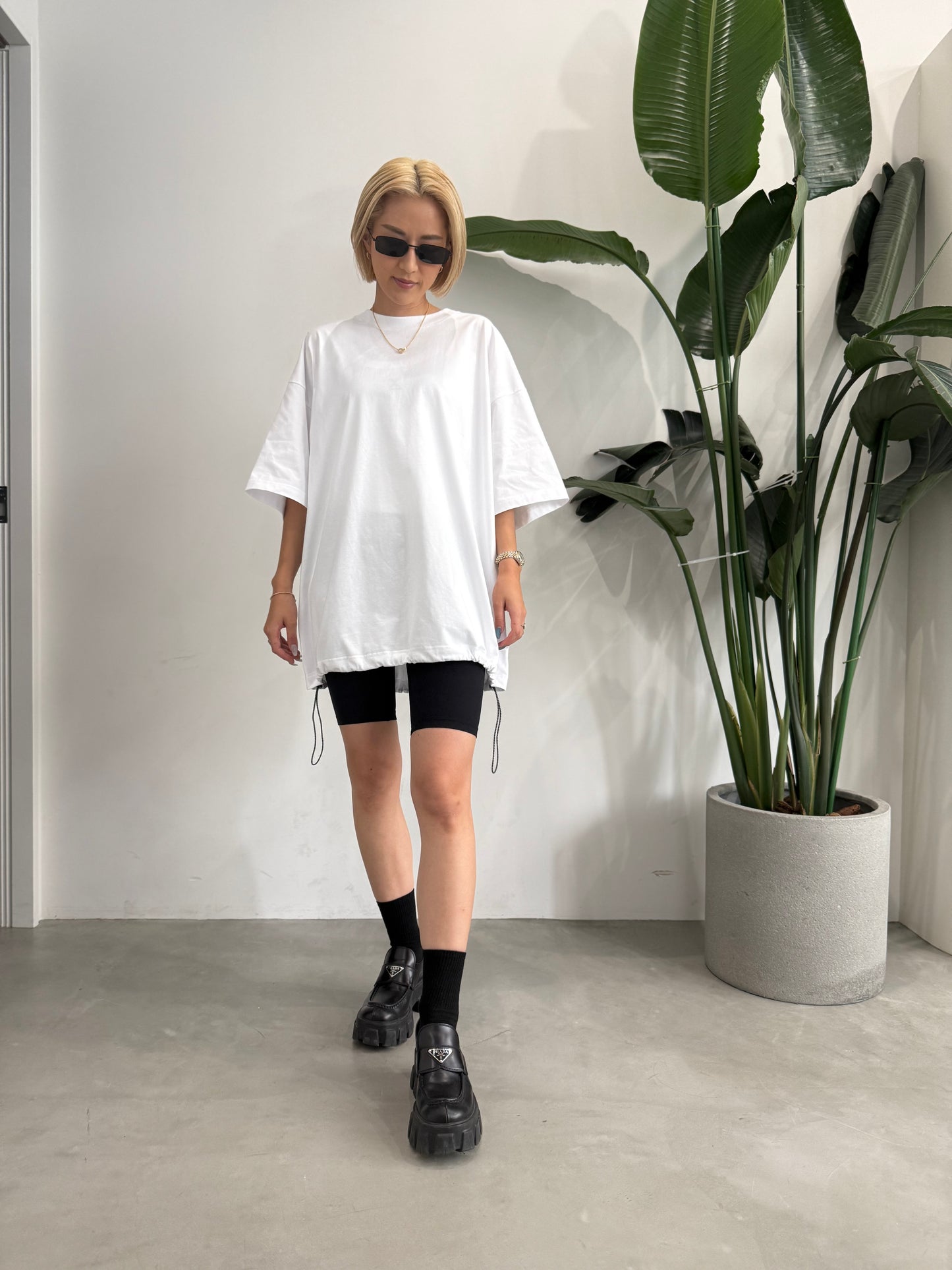 SMOOTH BIKER SHORTS "BLACK"