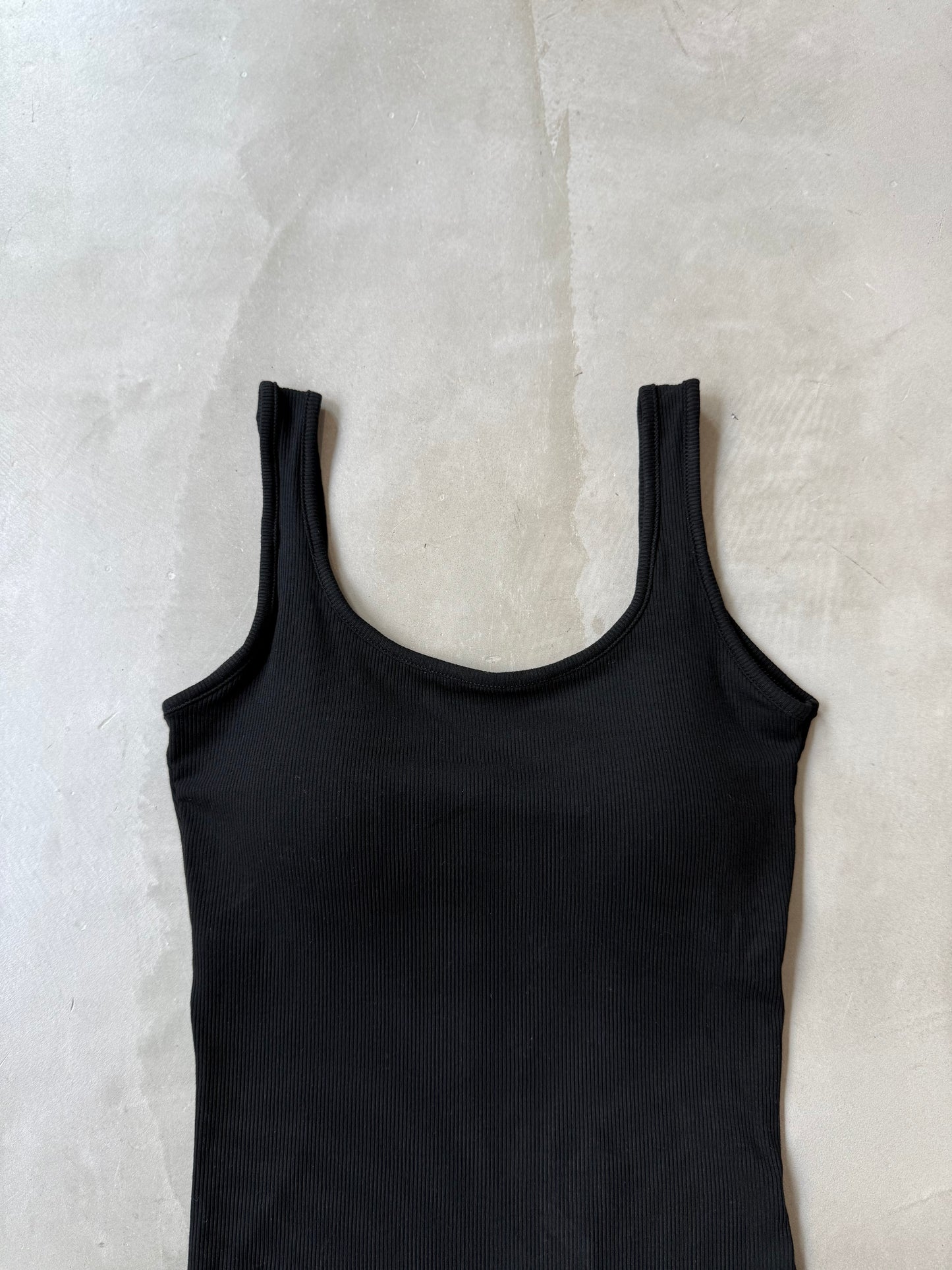 BACK OPEN TANK "BLACK"