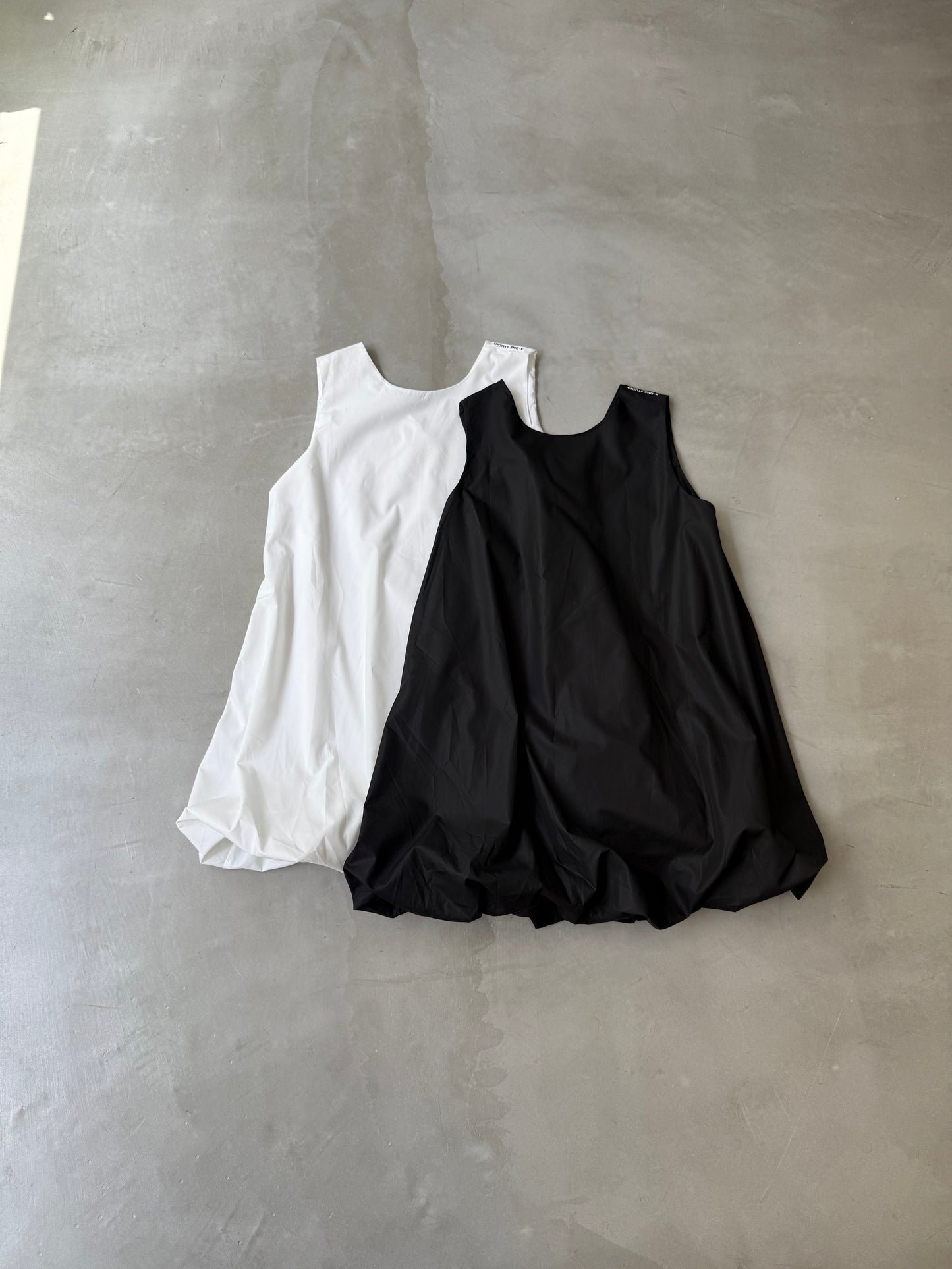 BALLON MINI DRESS "BLACK"