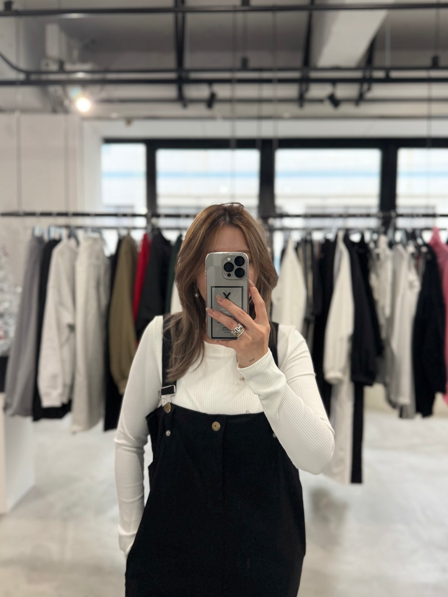 LOOSE WIDE JUMPER "BLACK"