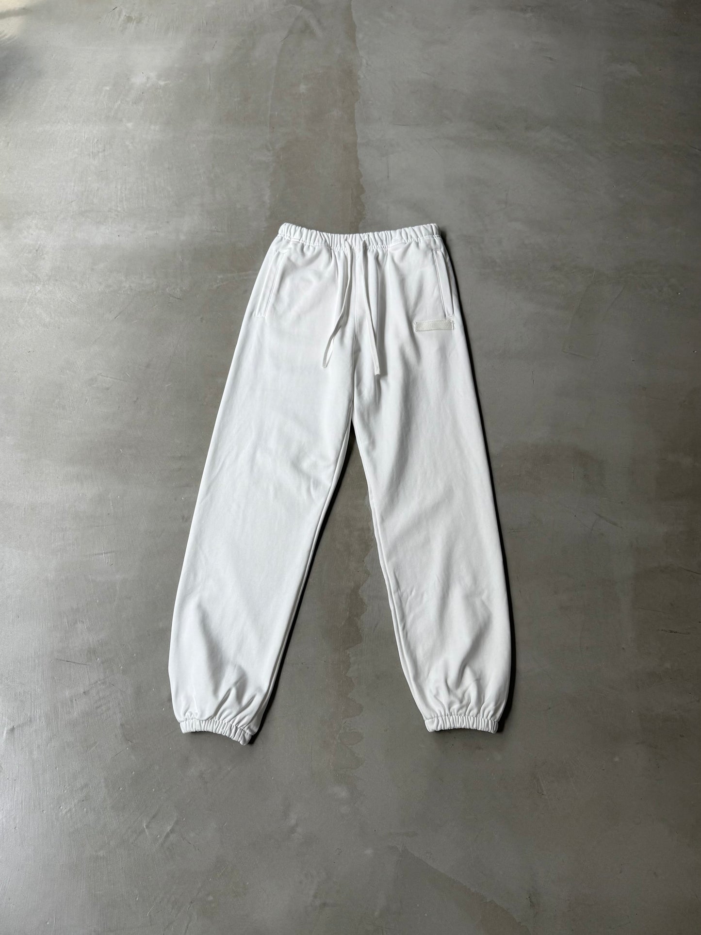 10.0oz LOOSE WIDE SWEAT "WHITE"