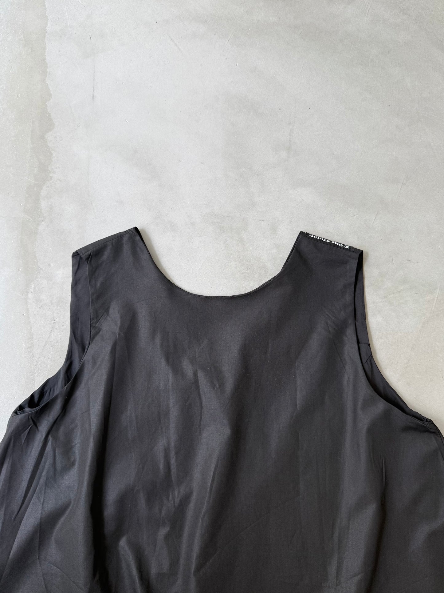 BALLON MINI DRESS "BLACK"