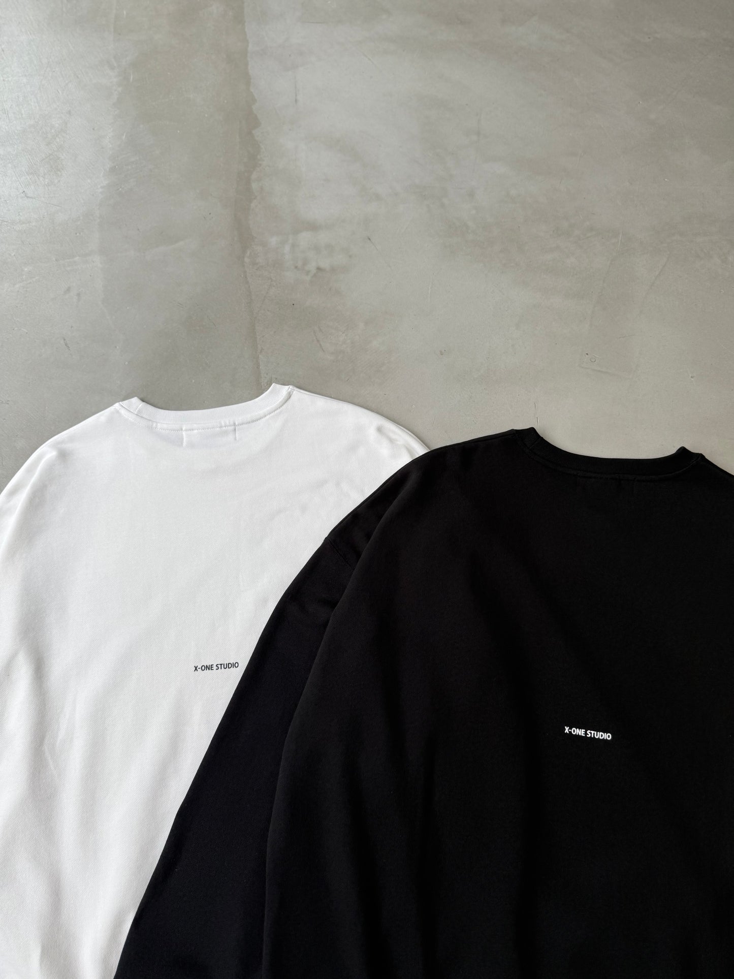 【MEN'S】X-ONE BACK LOGO 10oz "BLACK"