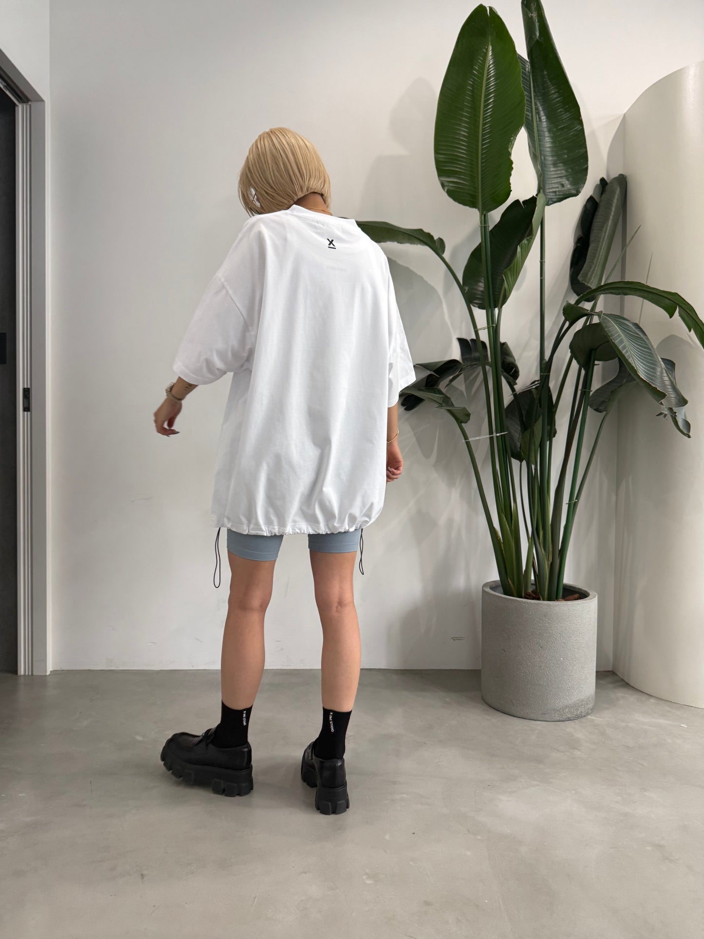 SMOOTH BIKER SHORTS "LIGHT BLUE"