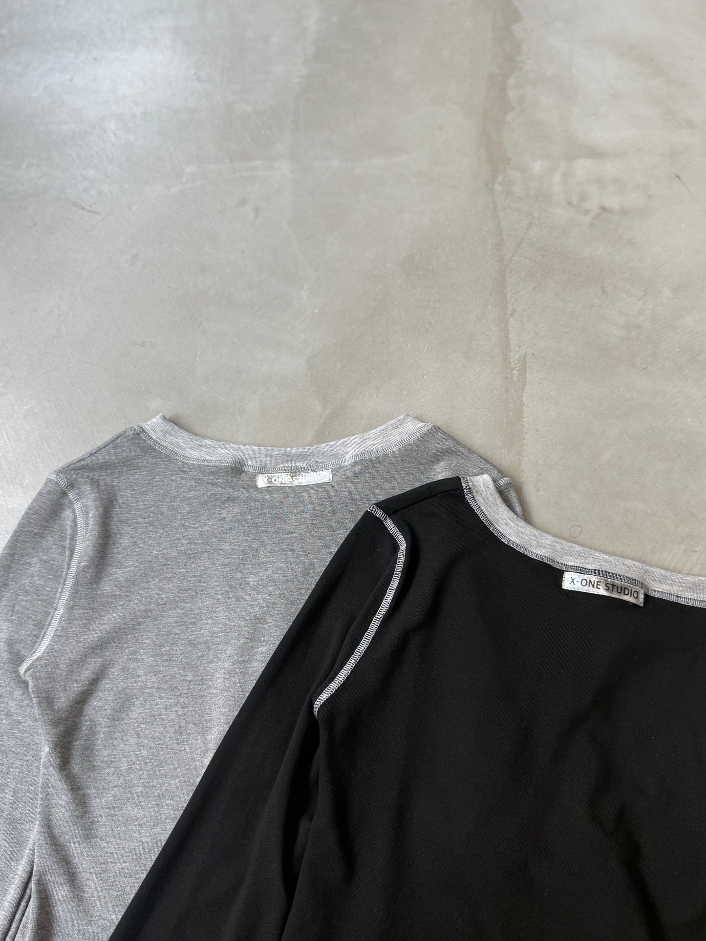BLOCK HENRY NECK "GRAY"