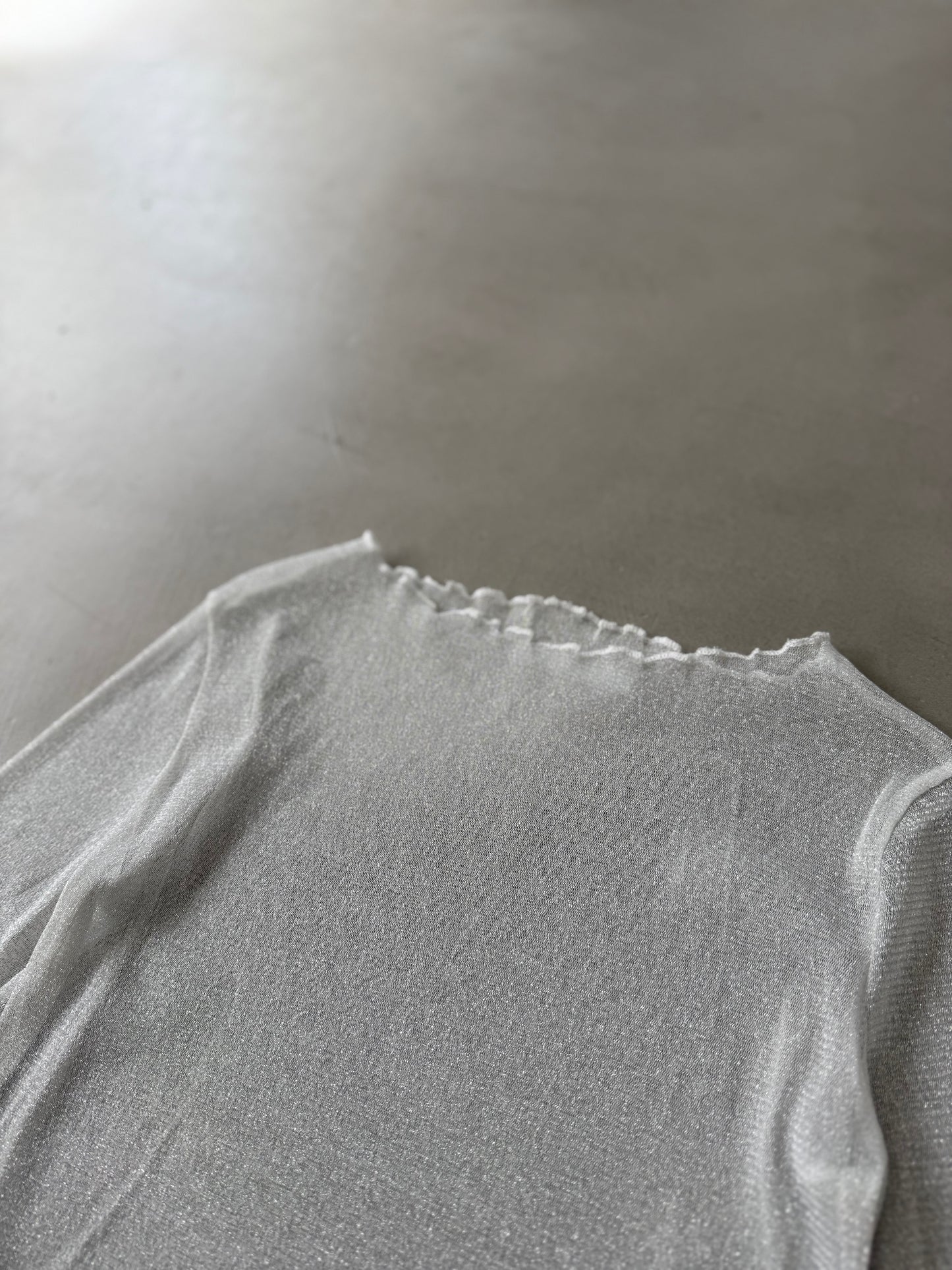 GLITTER SHEER "WHITE"