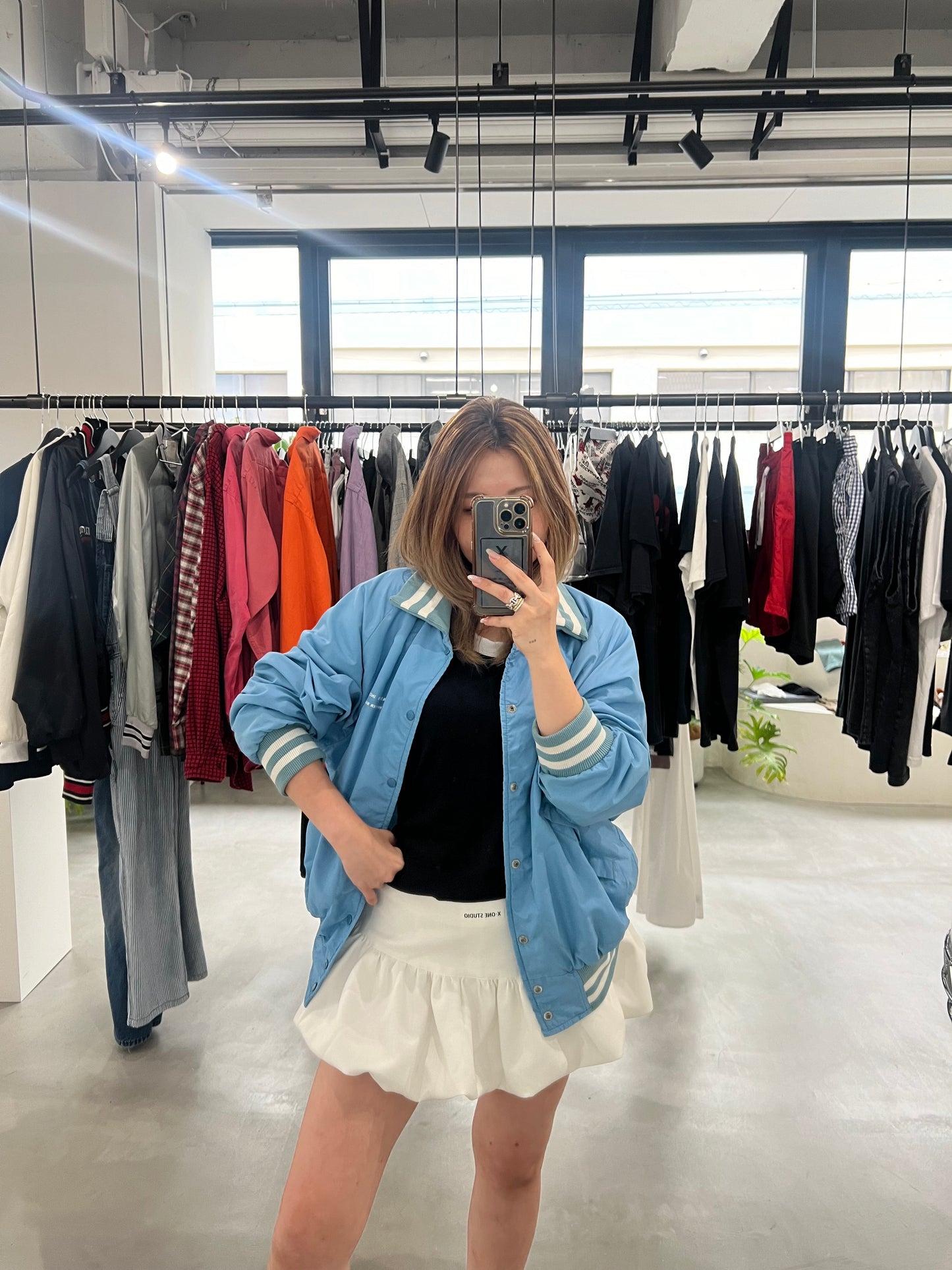 VOLUME WHIP SKIRT "WHITE"
