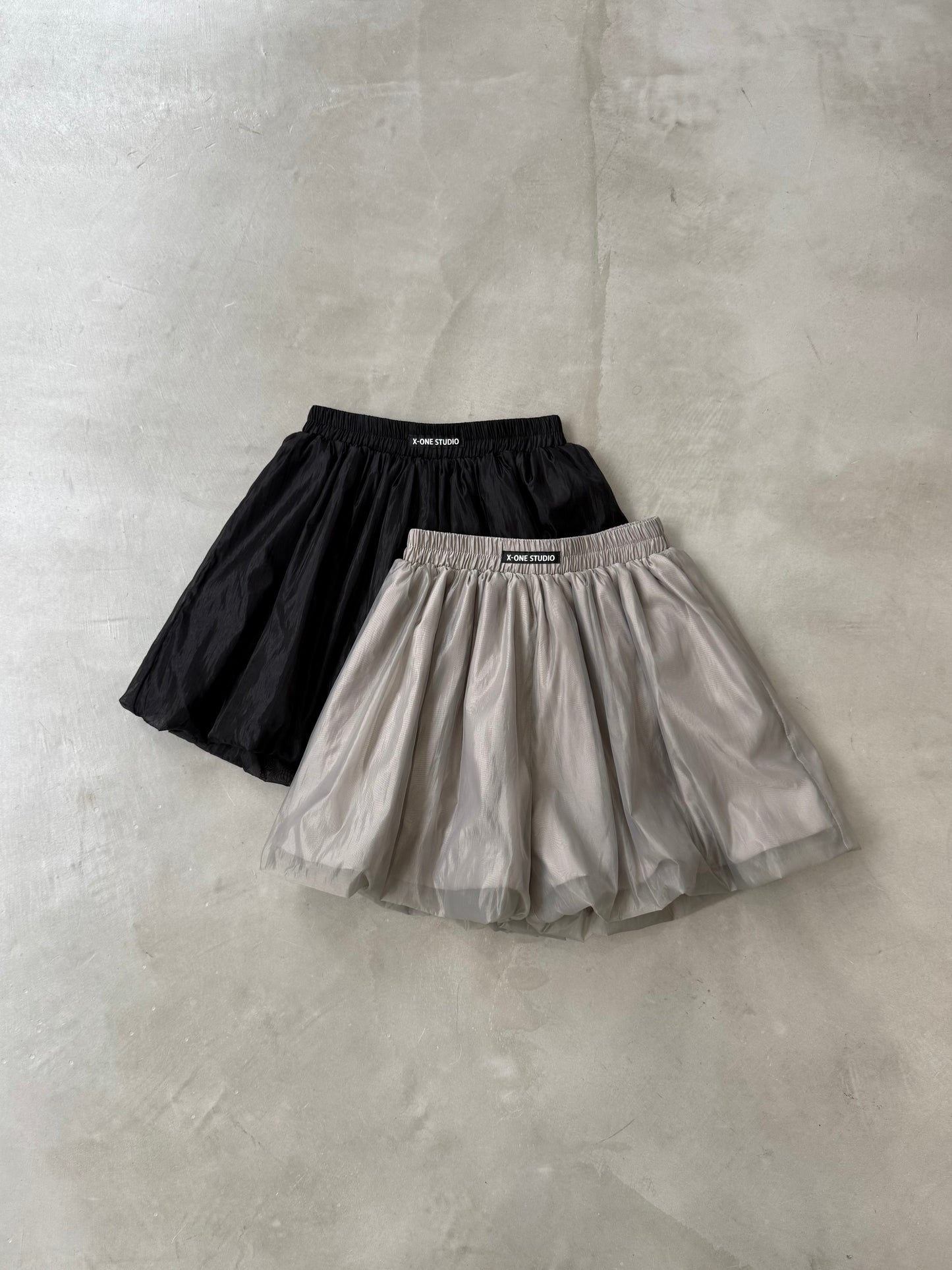 SHEER BALLOON PANT "GRAY"