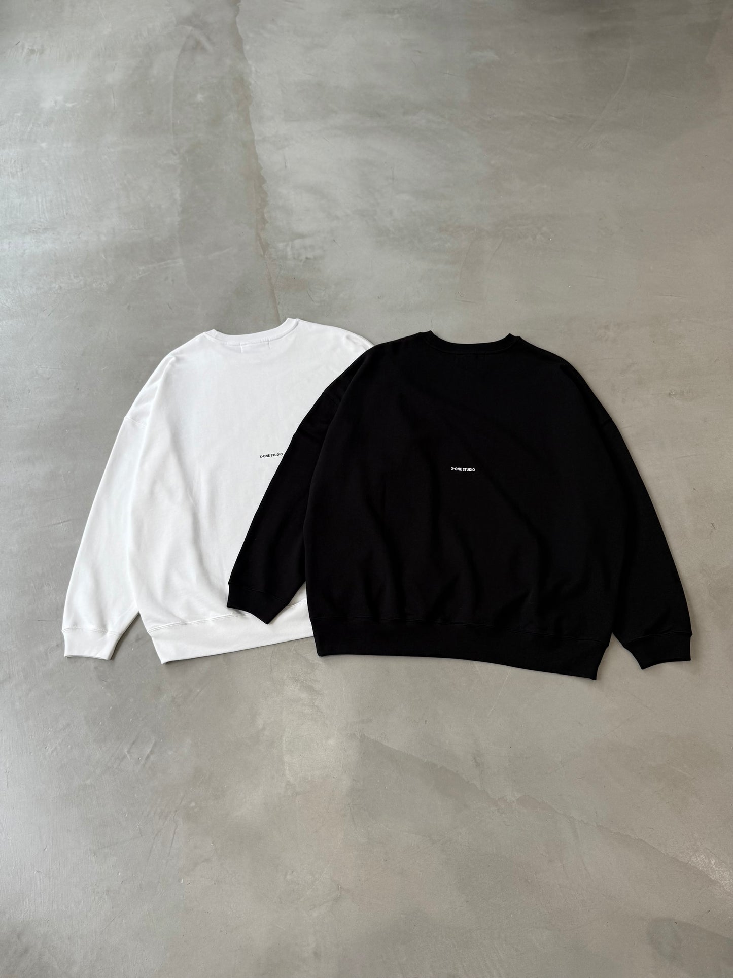 【MEN'S】X-ONE BACK LOGO 10oz "BLACK"