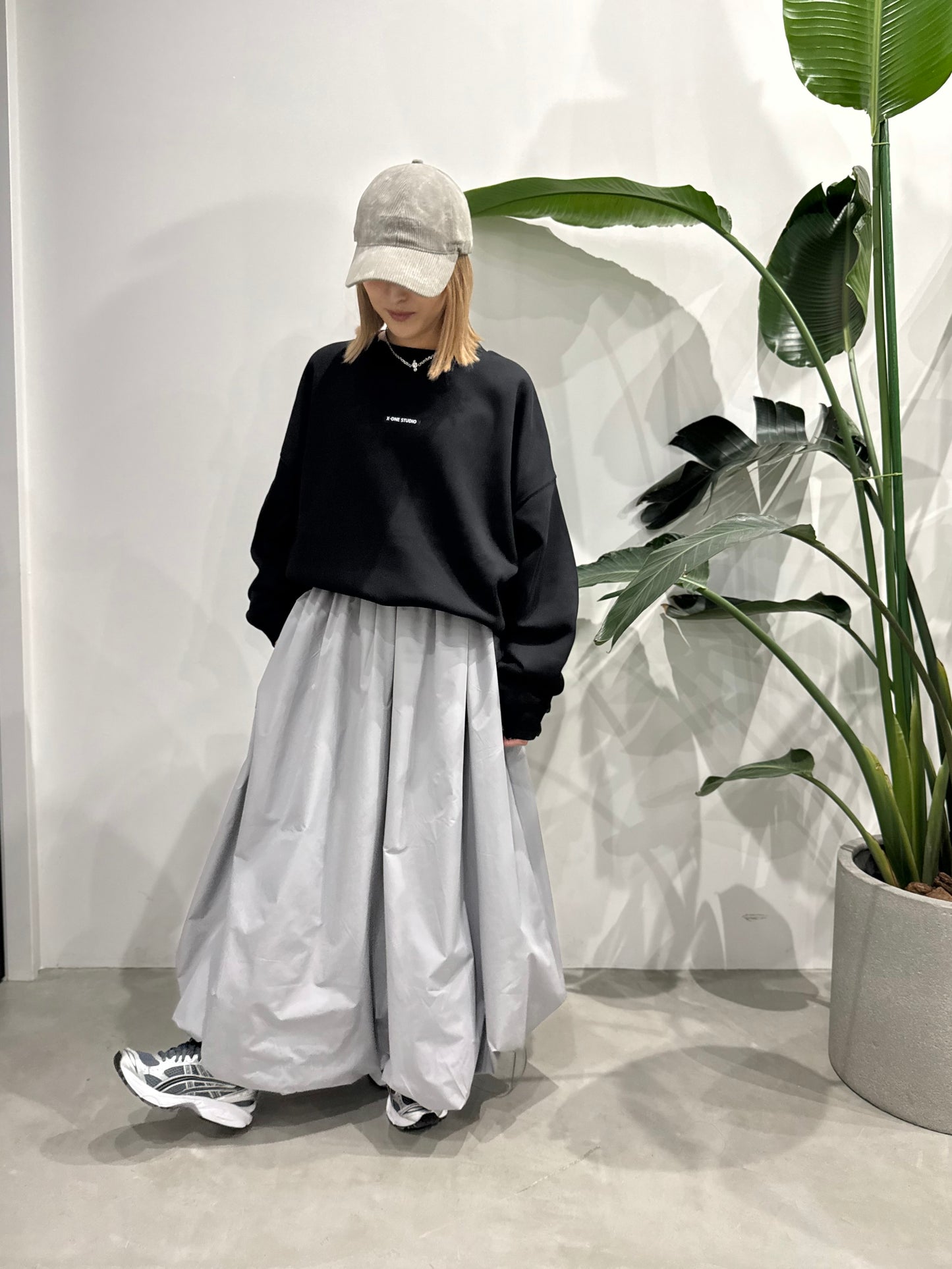 X-ONE WIDE SWEAT "BLACK"