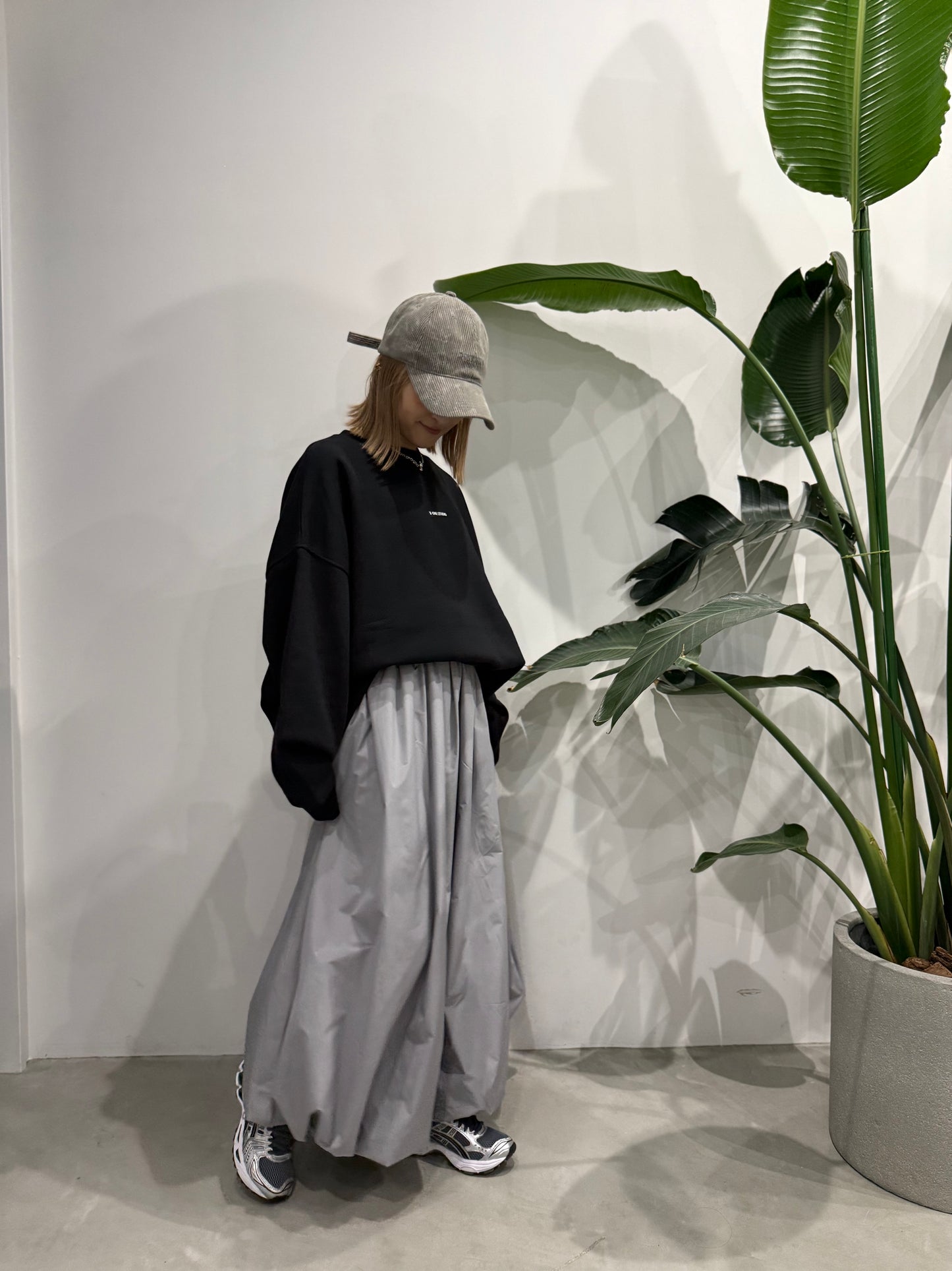 X-ONE WIDE SWEAT "BLACK"