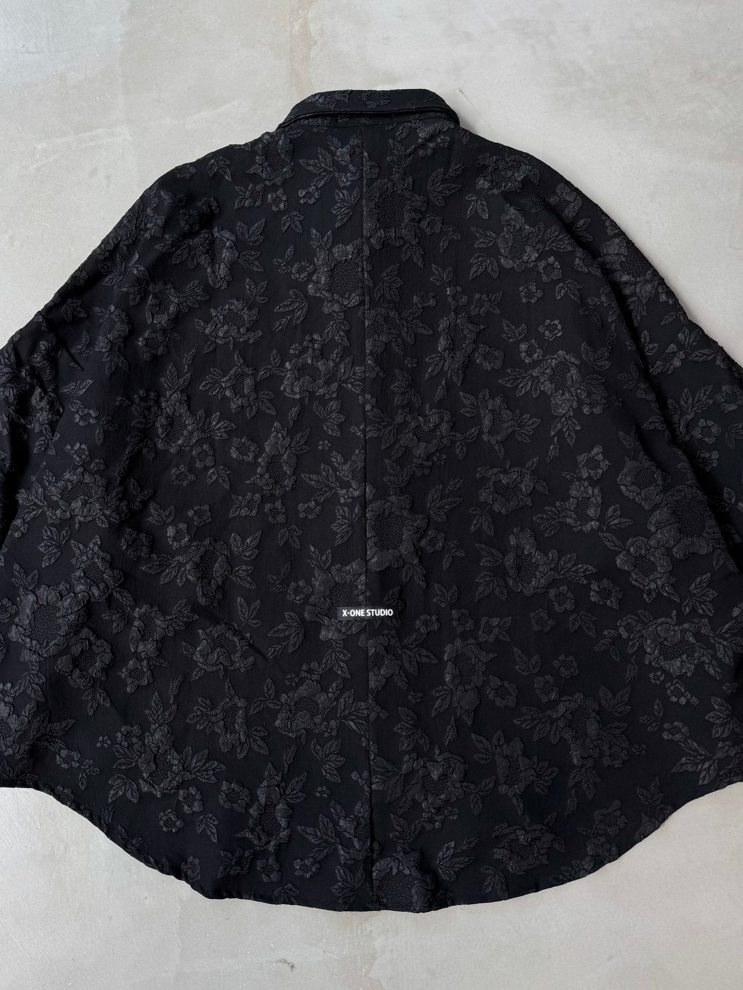 BALLOON SLEEVE SHIRT "BLACK"