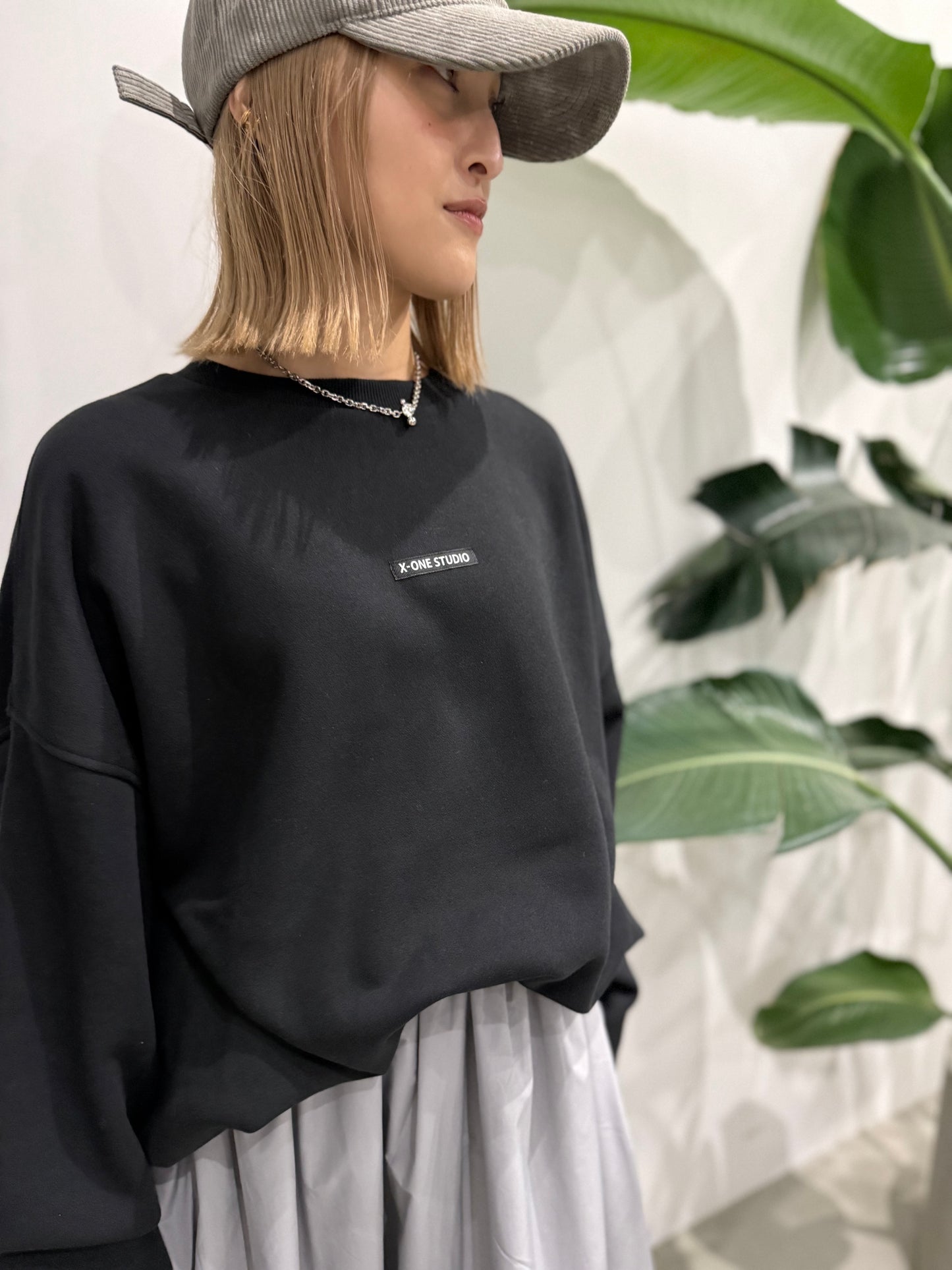 X-ONE WIDE SWEAT "BLACK"