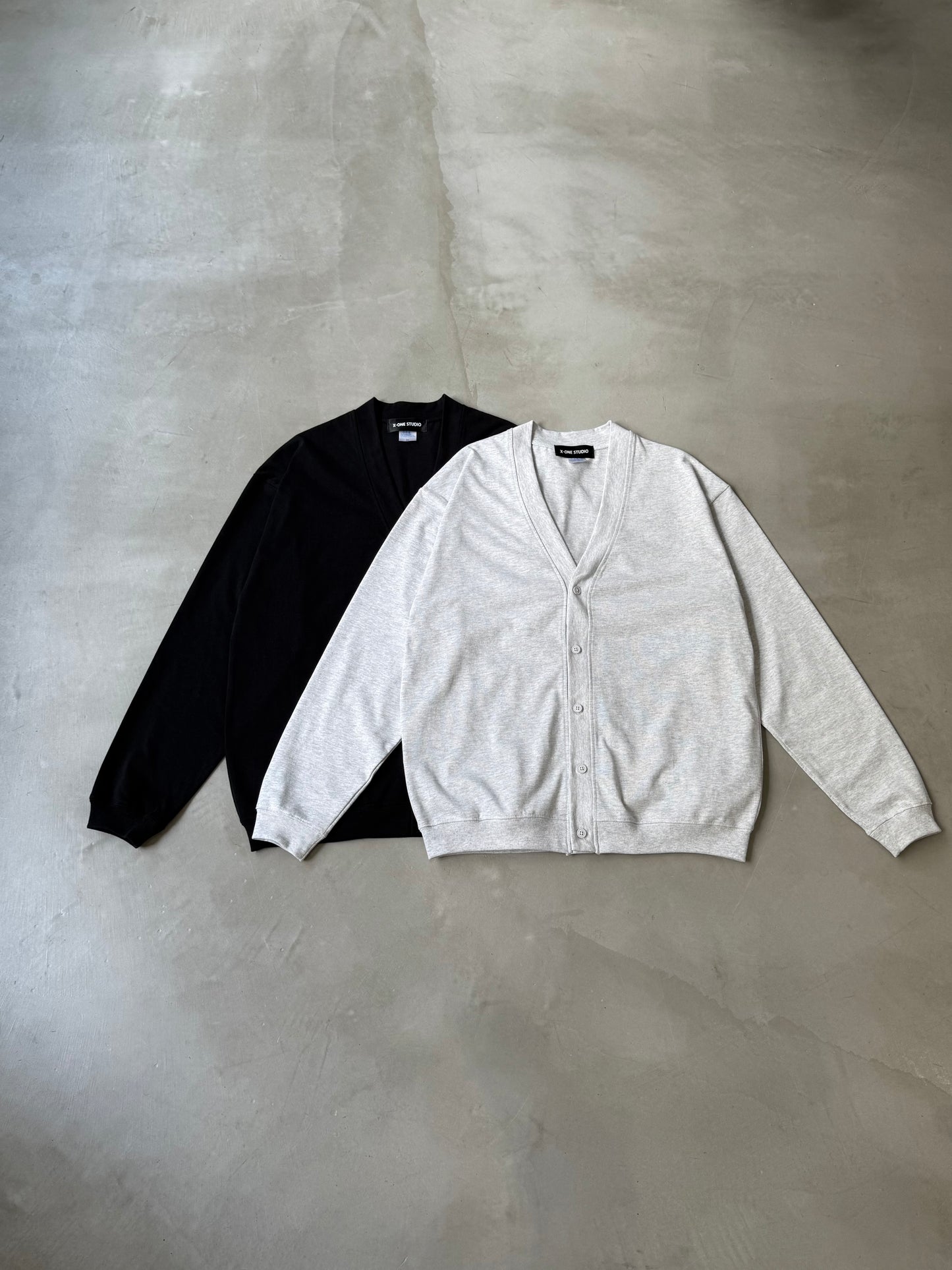 【MENS】JERSEY CARDI "BLACK"