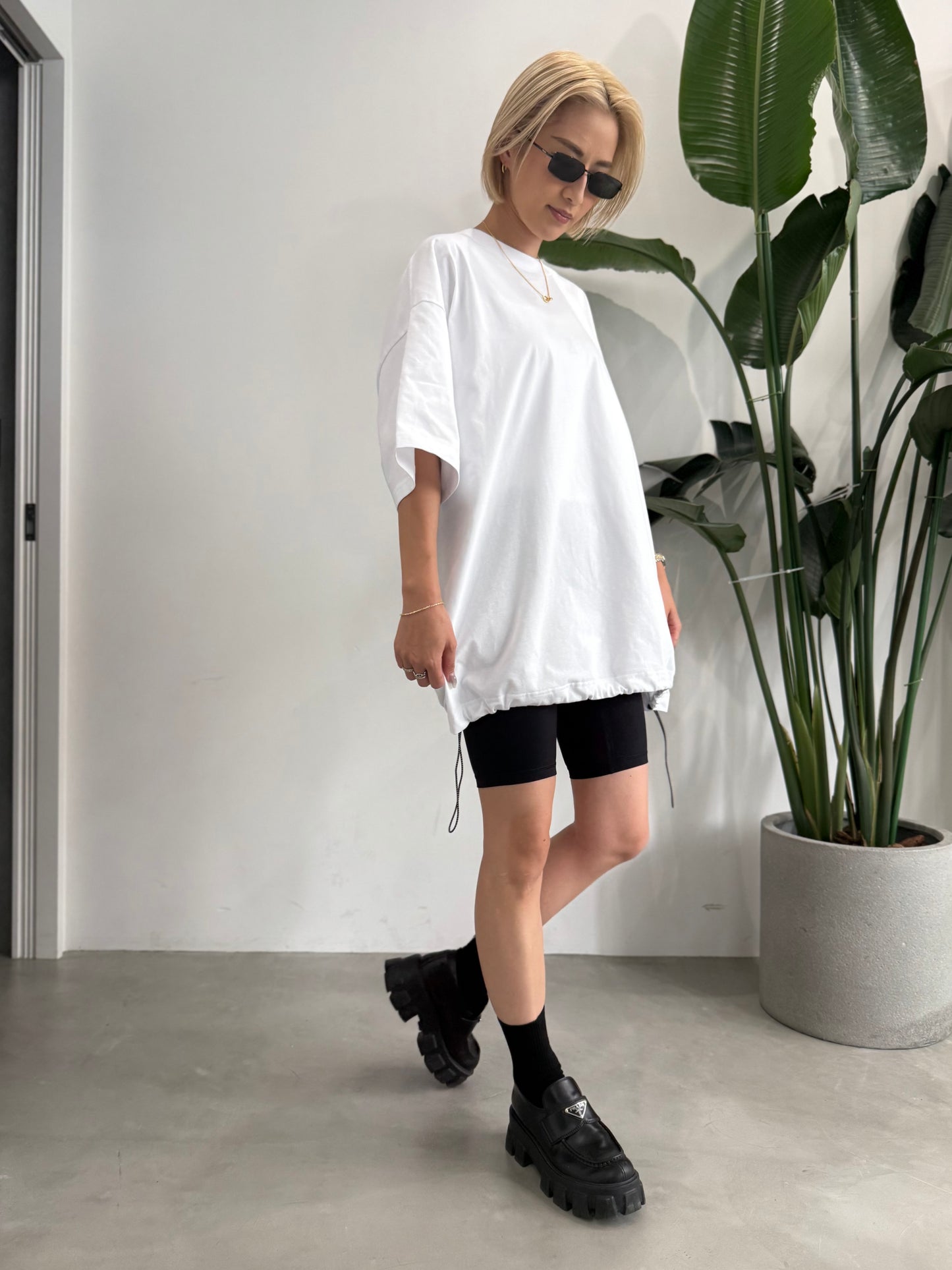 SMOOTH BIKER SHORTS "BLACK"