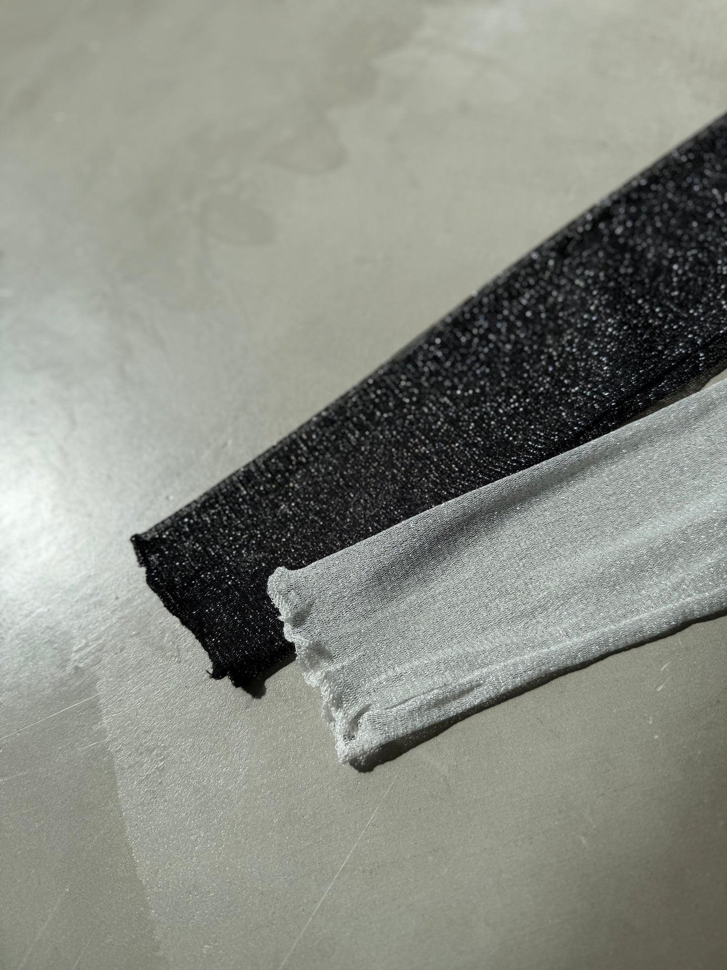 GLITTER SHEER "BLACK"