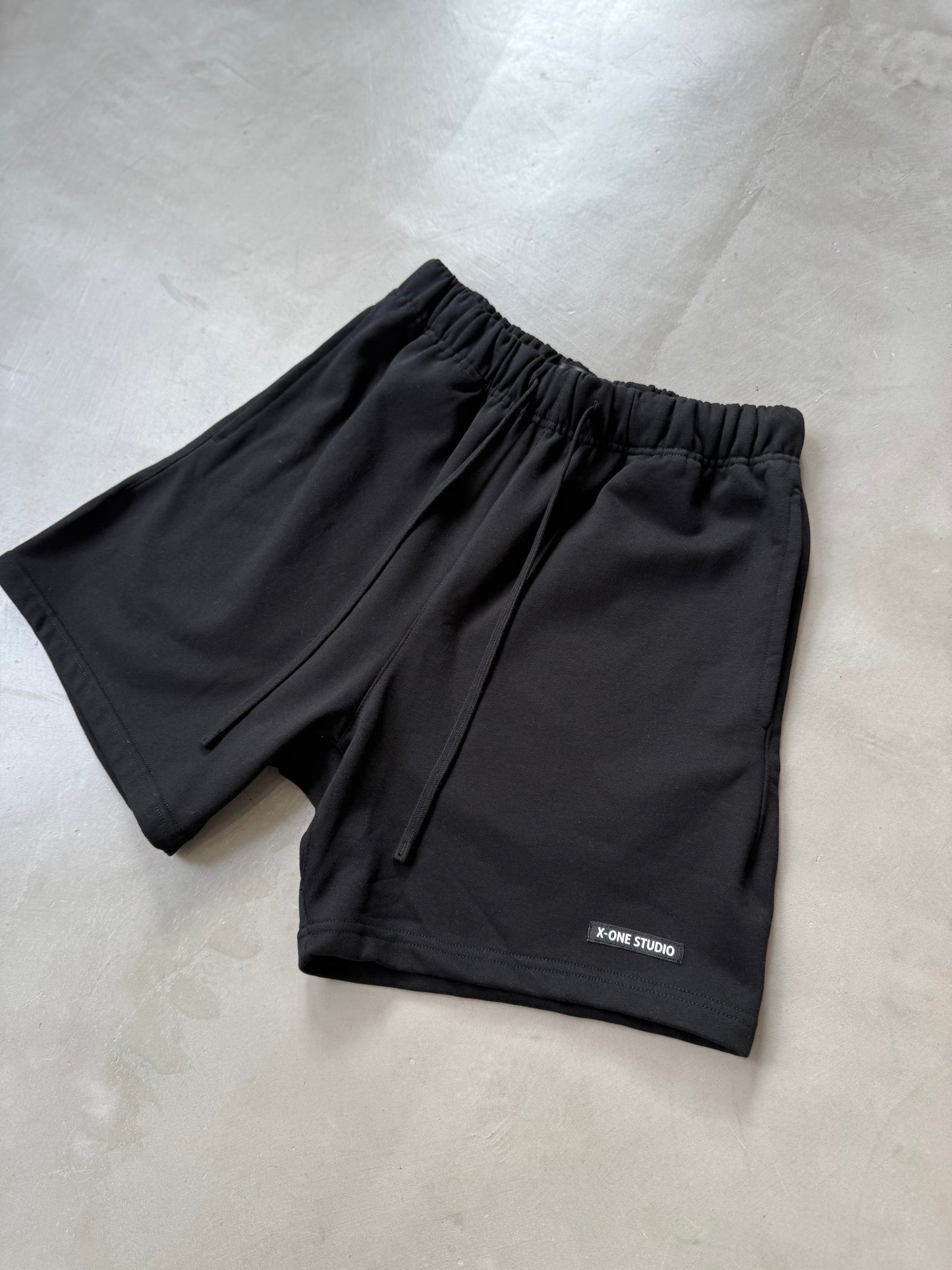 【MENS】SWEAT SHORT PANTS "BLACK"