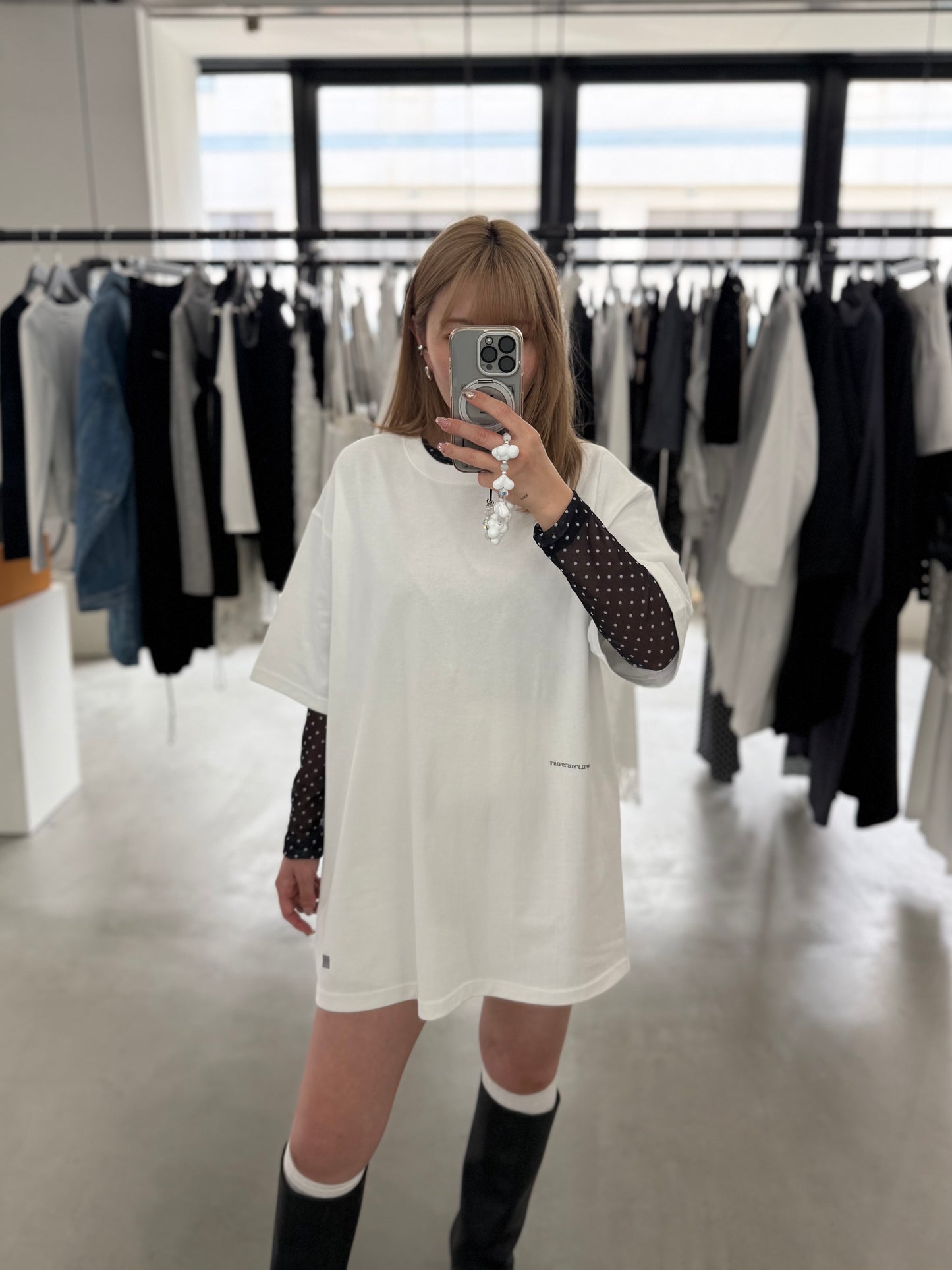 X-ONE COORDINATE TEE "WHITE"