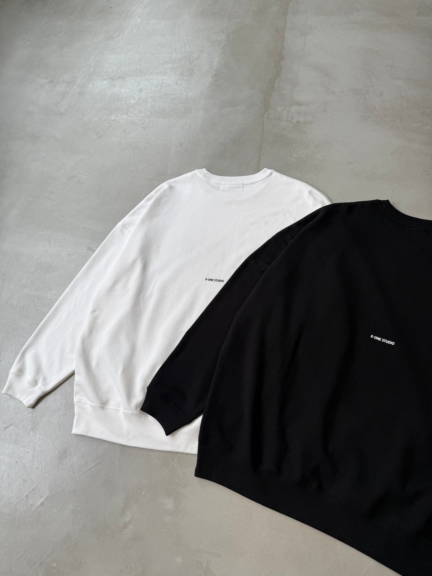 【MEN'S】X-ONE BACK LOGO 10oz "BLACK"